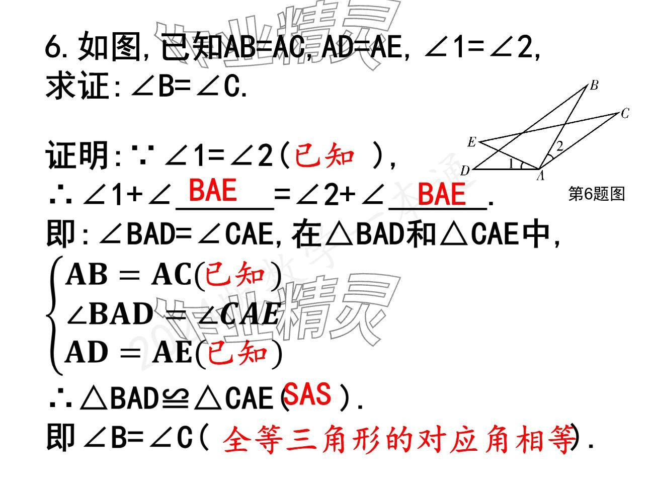 2025年一本通武漢出版社八年級數(shù)學下冊北師大版精簡版 參考答案第7頁