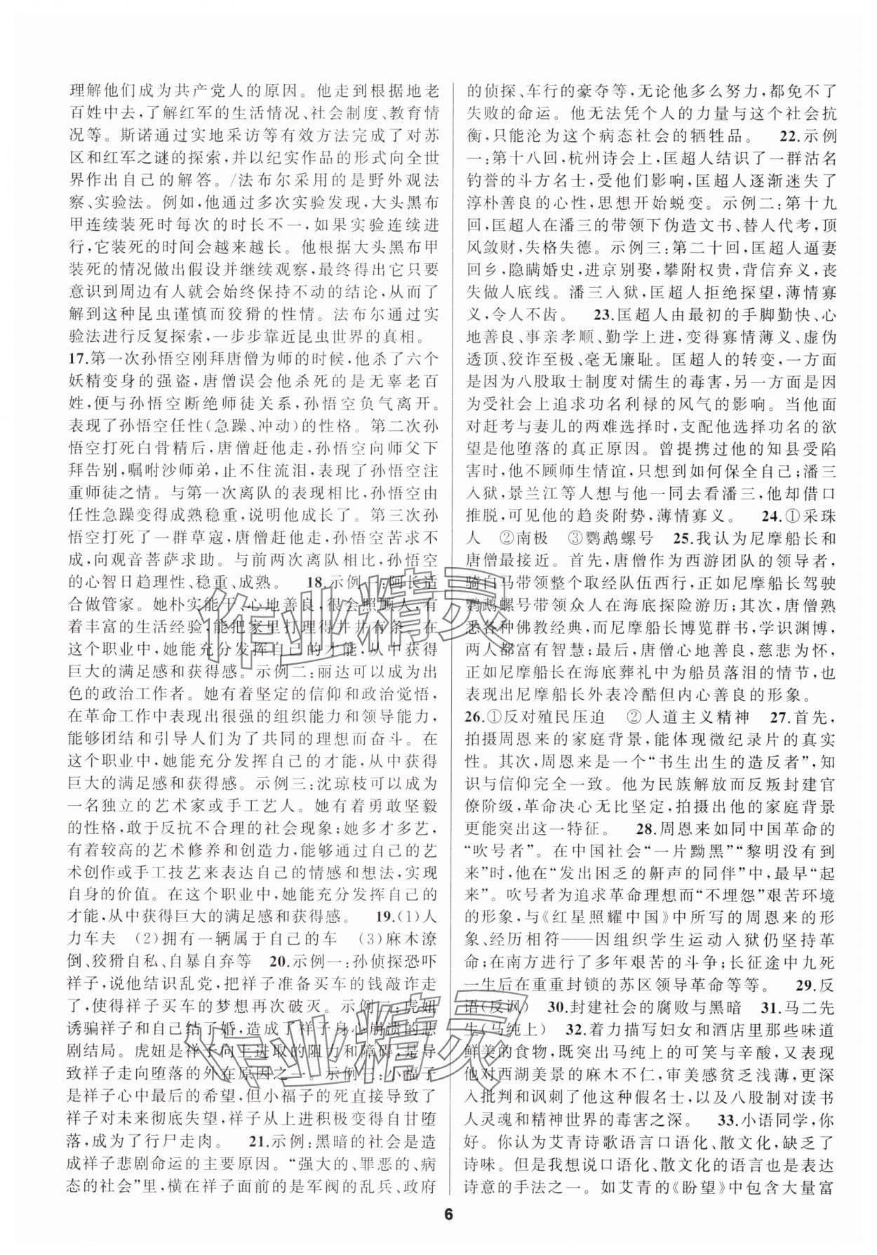 2025年中考高高手語文 第6頁