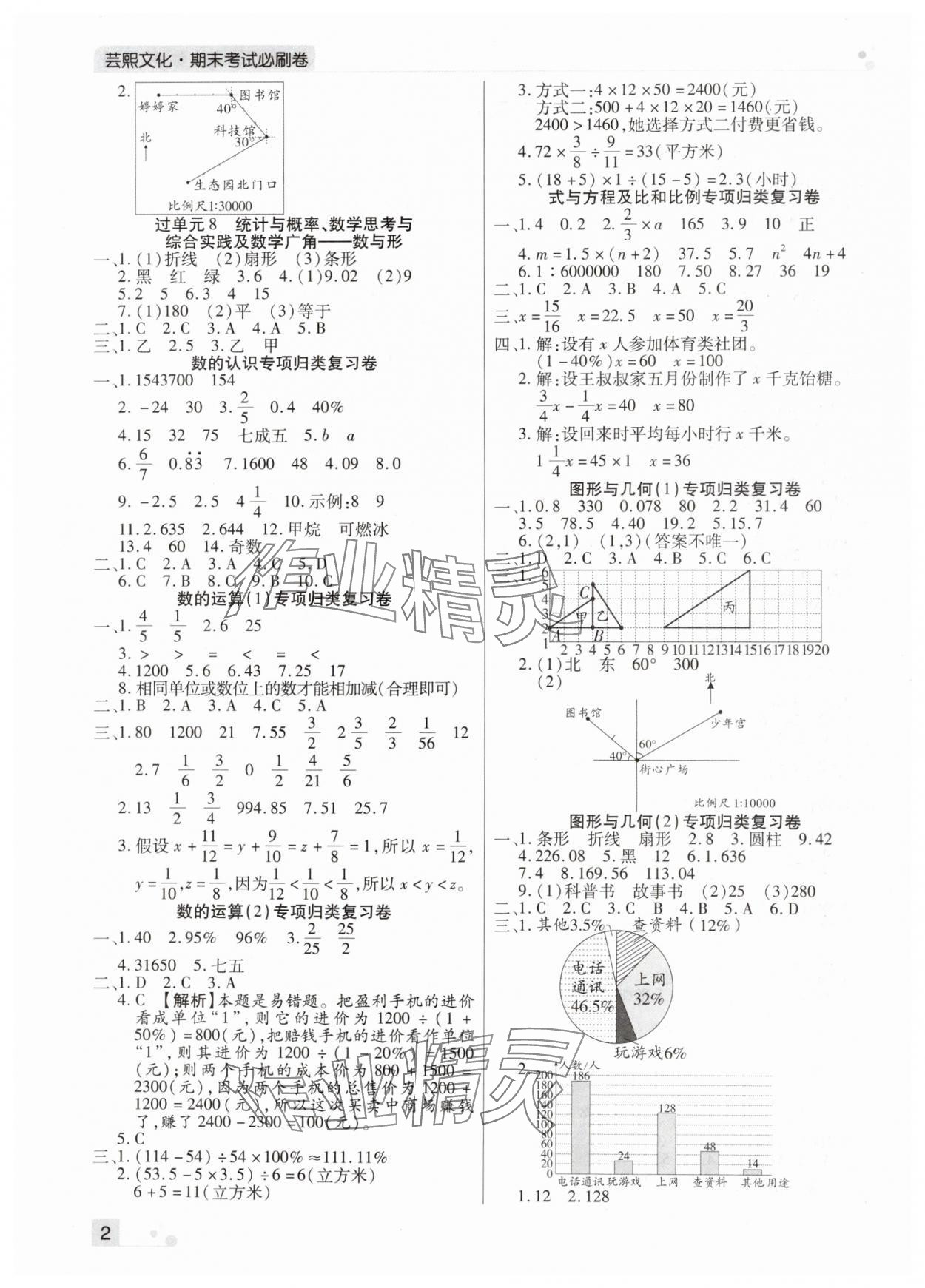 2024年期末考試必刷卷六年級數(shù)學(xué)下冊人教版河南專版 第2頁