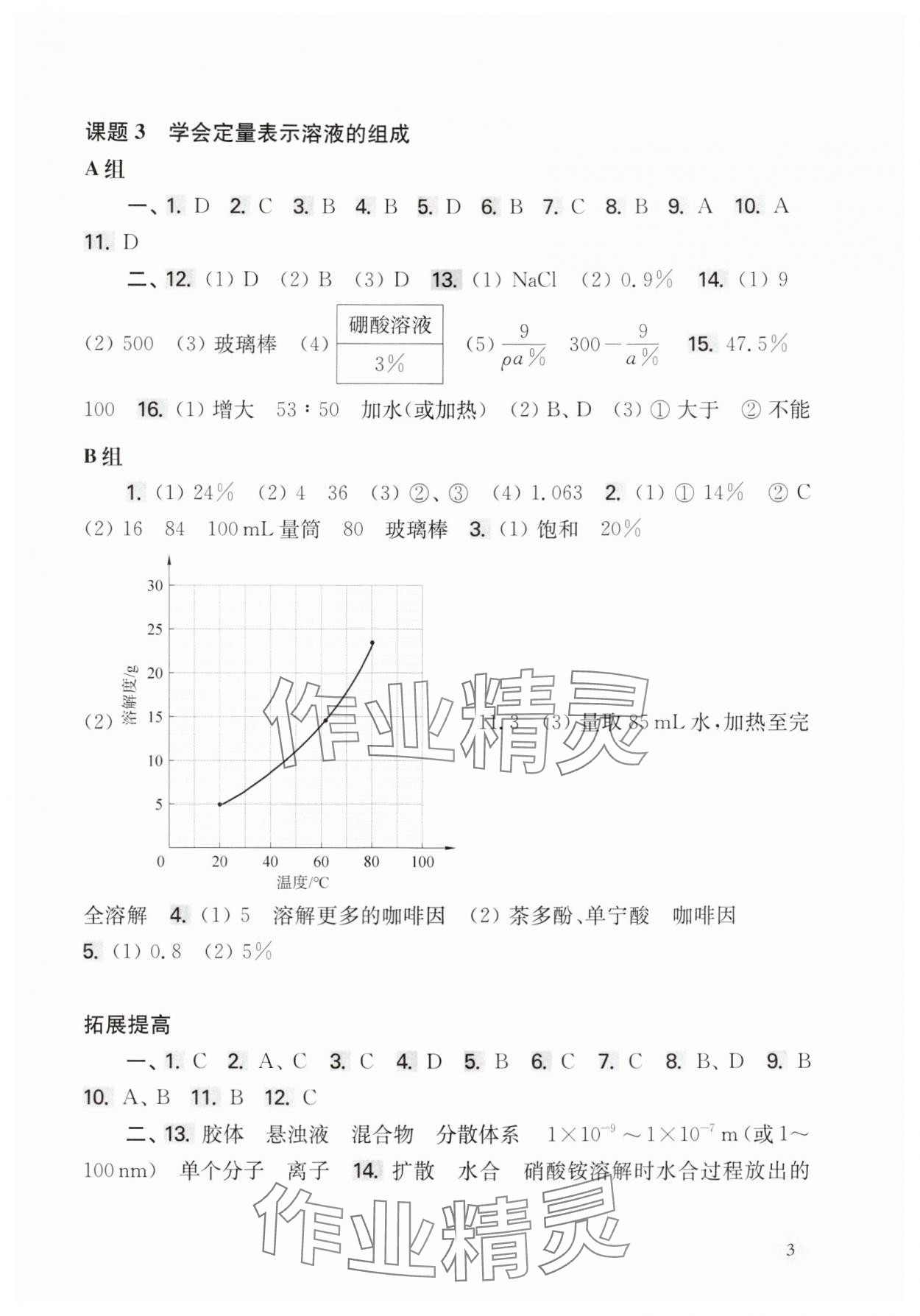 2025年新思路輔導(dǎo)與訓(xùn)練九年級(jí)化學(xué)全一冊(cè)滬教版 第3頁(yè)