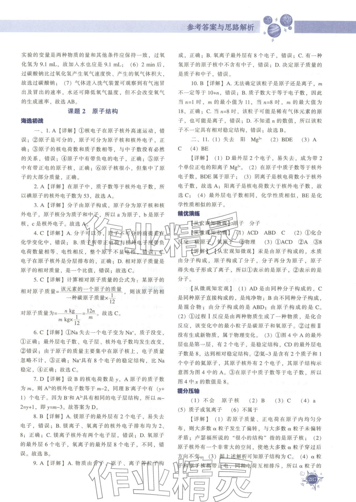 2025年尖子生题库九年级化学全一册人教版 第10页