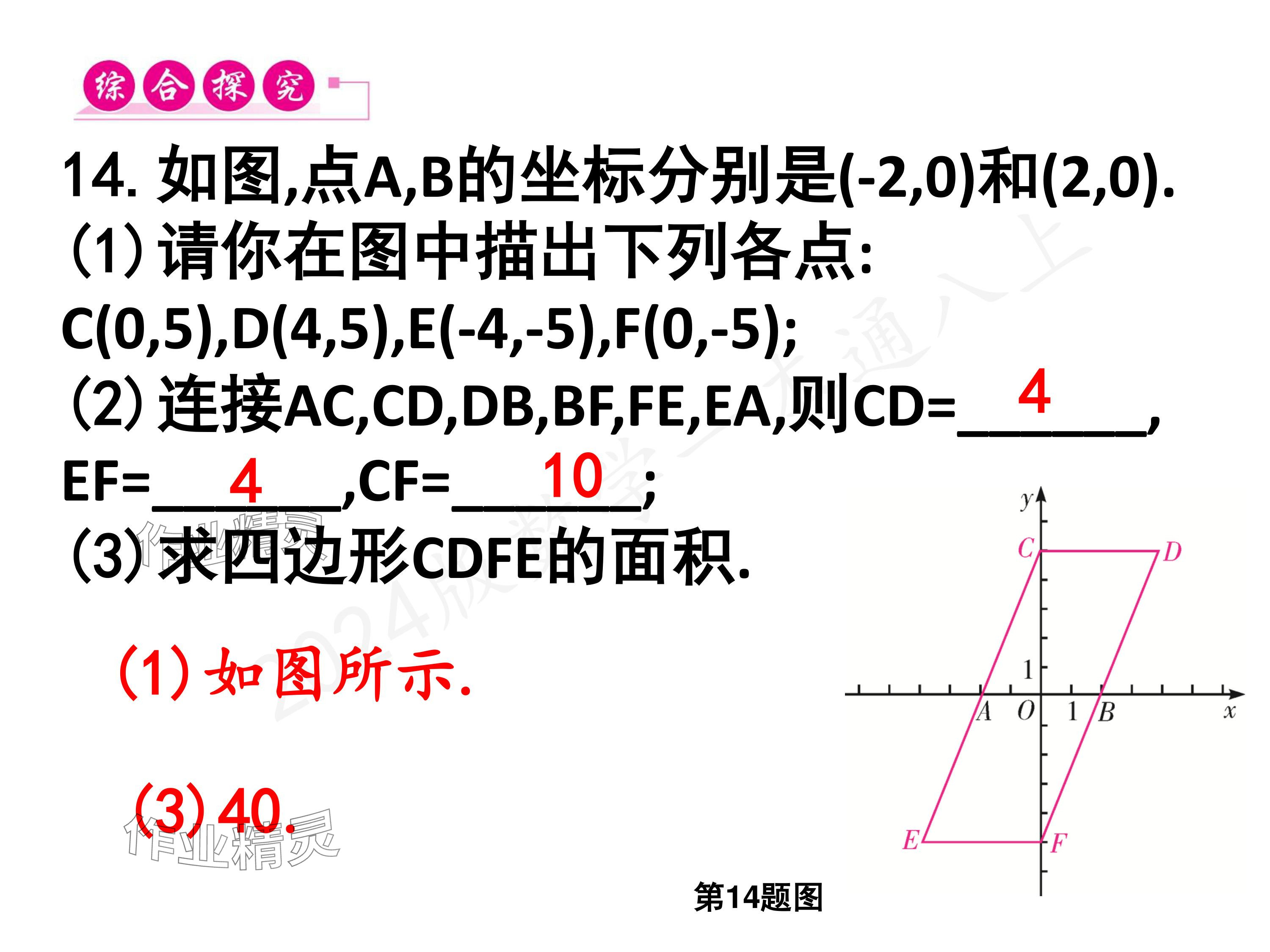 2024年一本通武漢出版社八年級數(shù)學(xué)上冊北師大版核心板 參考答案第118頁