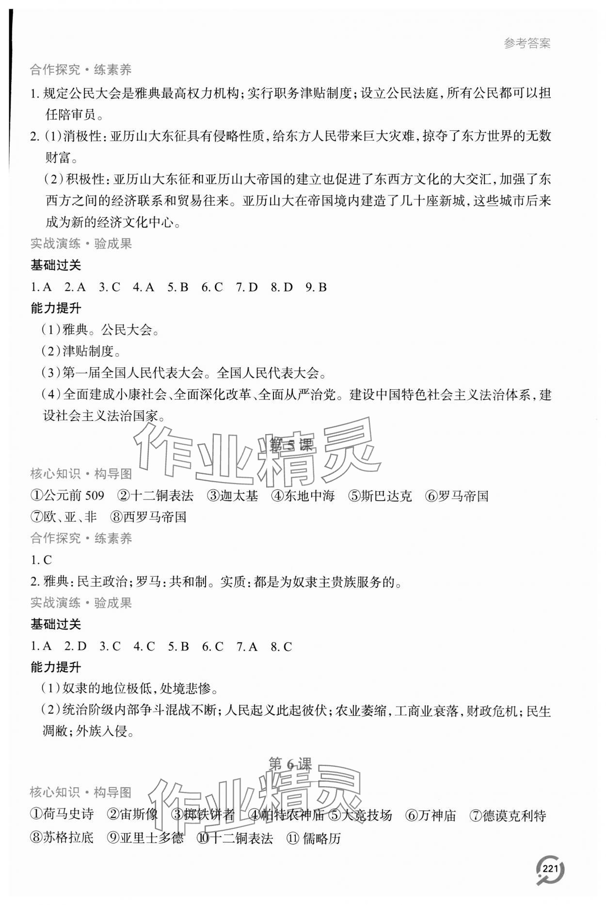 2023年新課堂學(xué)習(xí)與探究九年級(jí)歷史全一冊(cè)人教版 第3頁(yè)