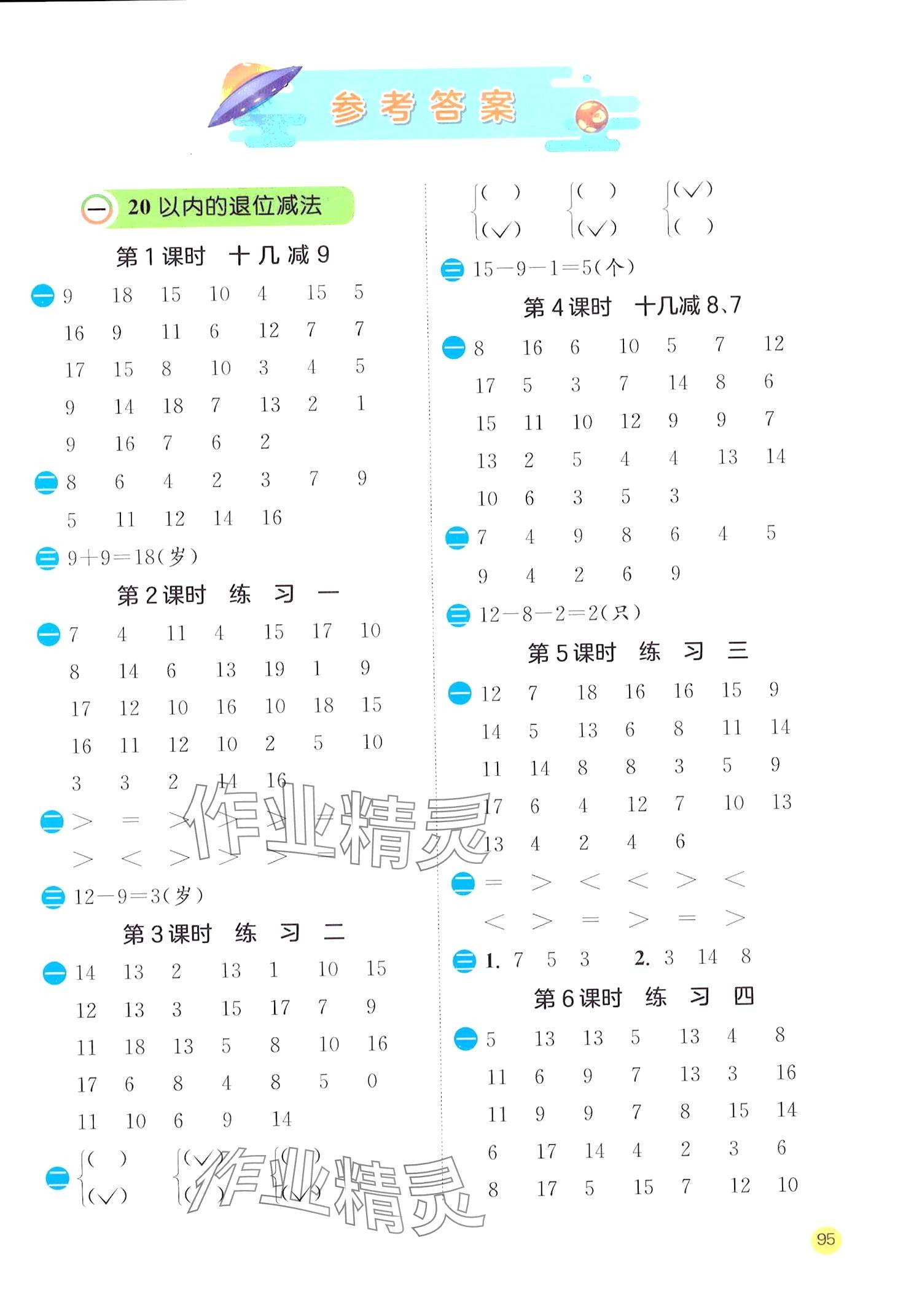 2024年計(jì)算高手一年級(jí)數(shù)學(xué)下冊(cè)蘇教版 第1頁(yè)