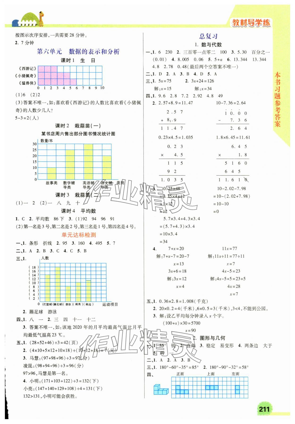 2025年倍速學習法四年級數(shù)學下冊北師大版 第5頁