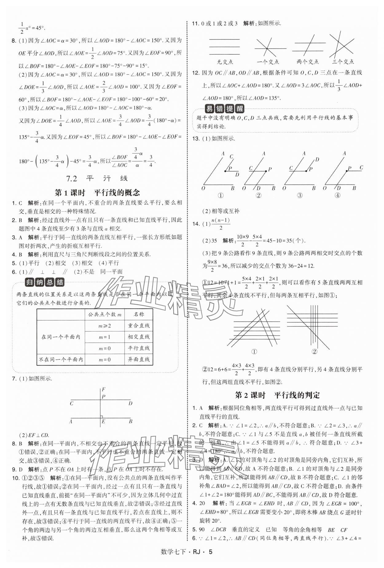2025年學(xué)霸題中題七年級(jí)數(shù)學(xué)下冊(cè)人教版 第5頁(yè)