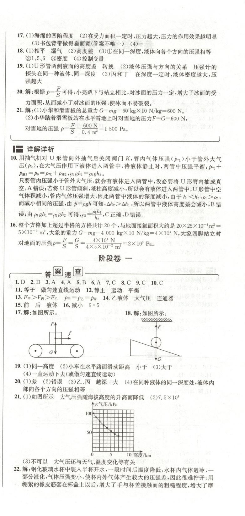 2025年阳光夺冠八年级物理下册 第6页
