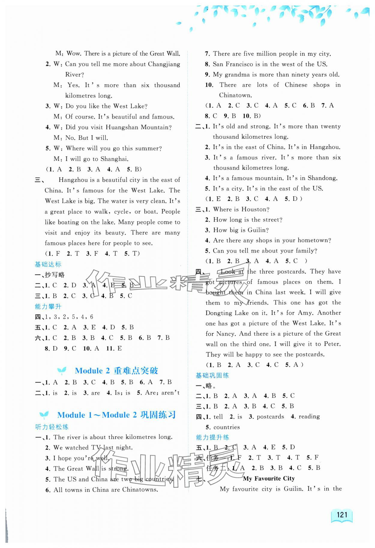 2025年新课程学习与测评同步学习六年级英语上册外研版 第3页