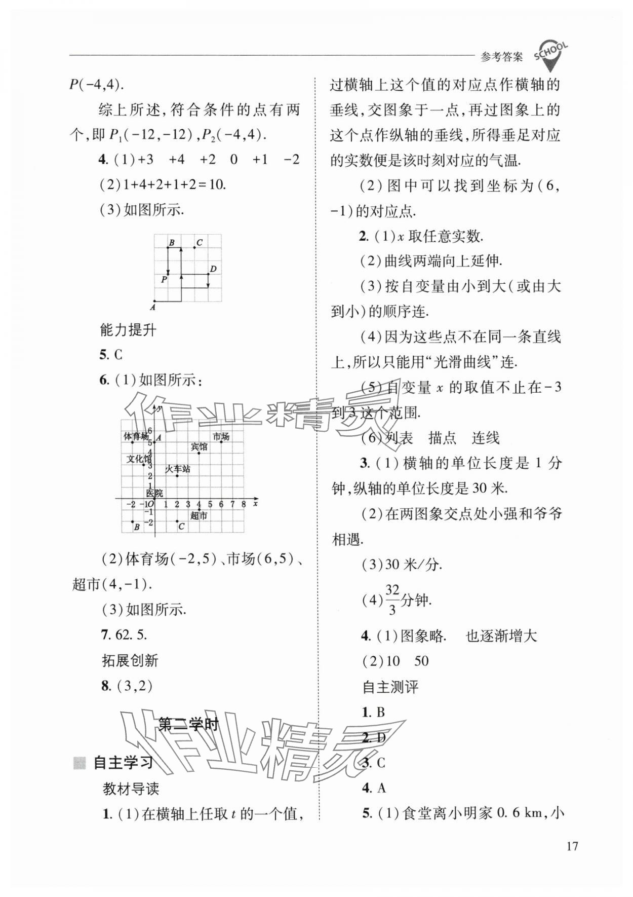 2025年新課程問題解決導(dǎo)學(xué)方案八年級數(shù)學(xué)下冊華師大版 參考答案第17頁