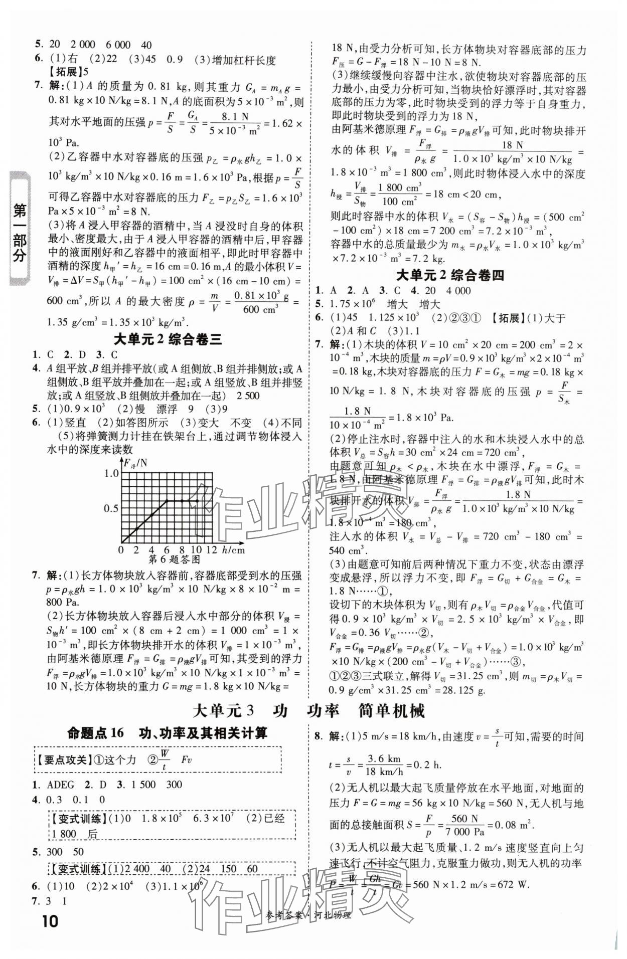 2024年一战成名考前新方案物理河北专版 第10页