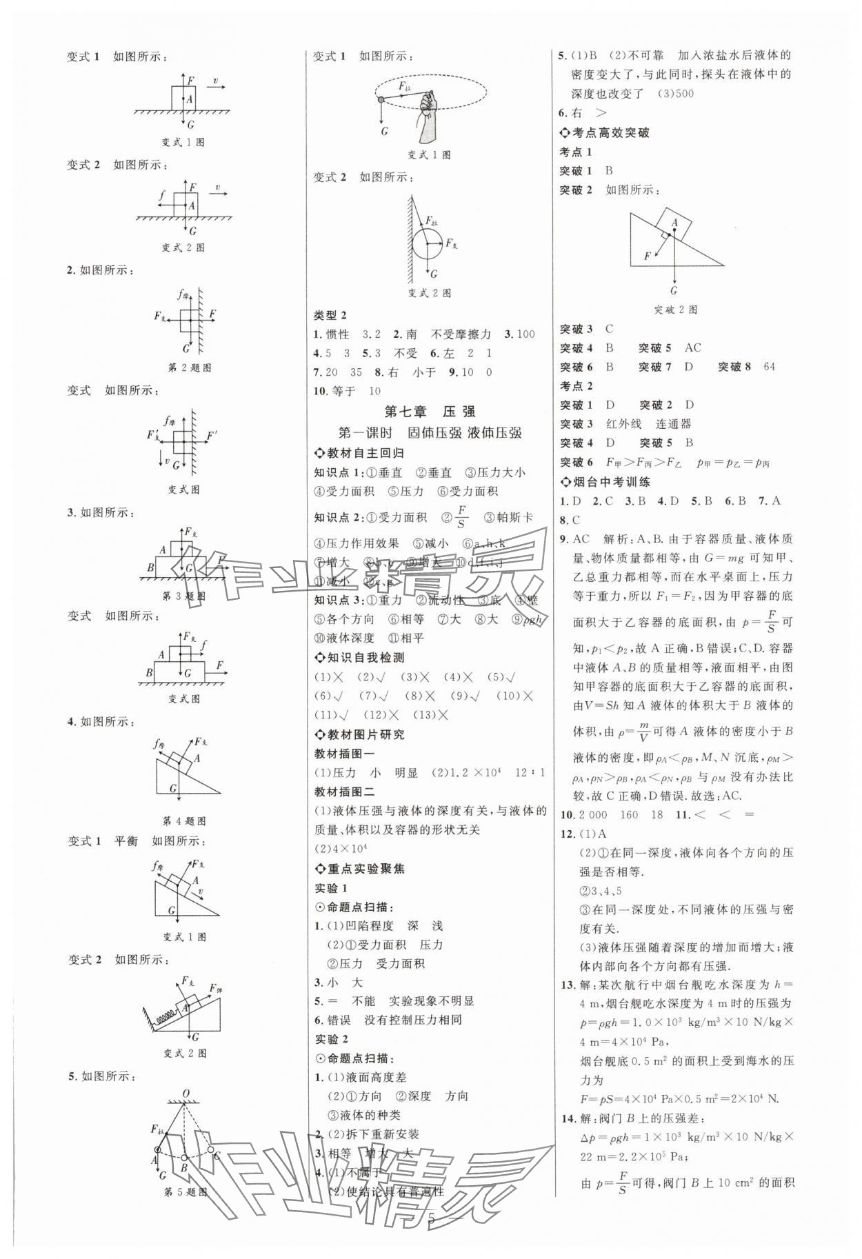 2025年全程導(dǎo)航初中總復(fù)習(xí)物理魯科版煙臺專版 第5頁