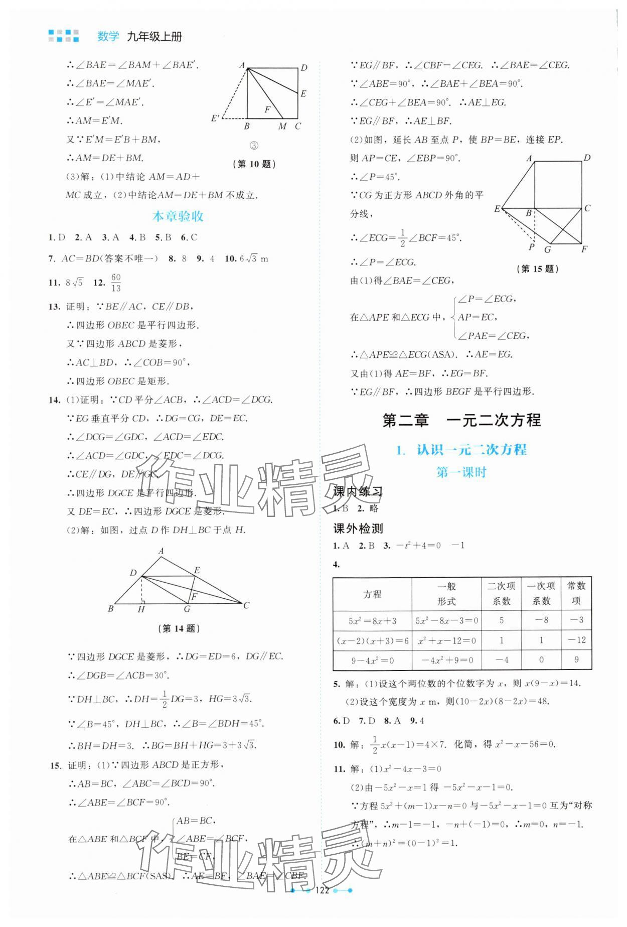 2024年伴你學(xué)北京師范大學(xué)出版社九年級數(shù)學(xué)上冊北師大版 第6頁