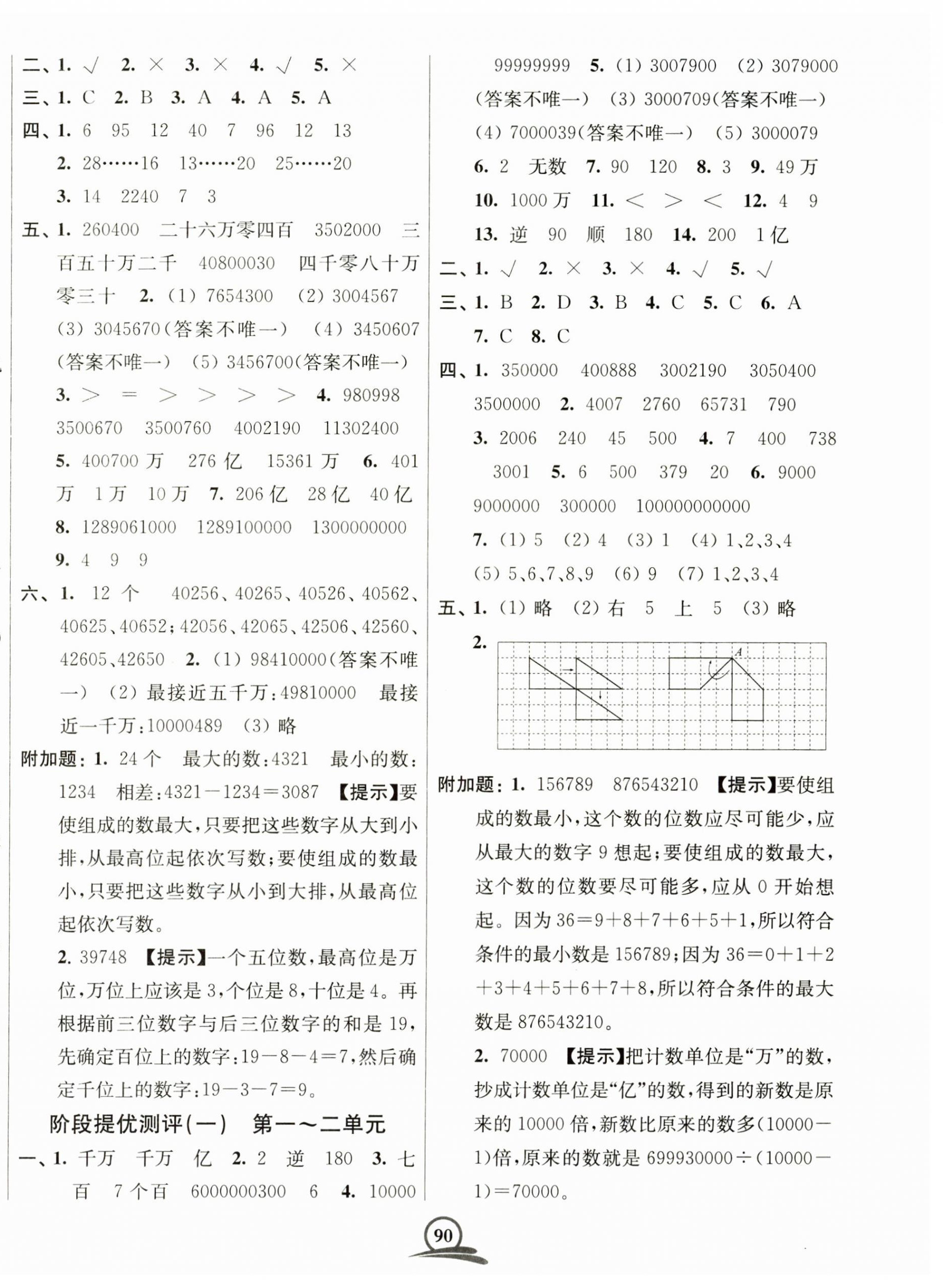 2025年直擊考點(diǎn)沖刺100分四年級(jí)數(shù)學(xué)下冊(cè)蘇教版 第2頁(yè)