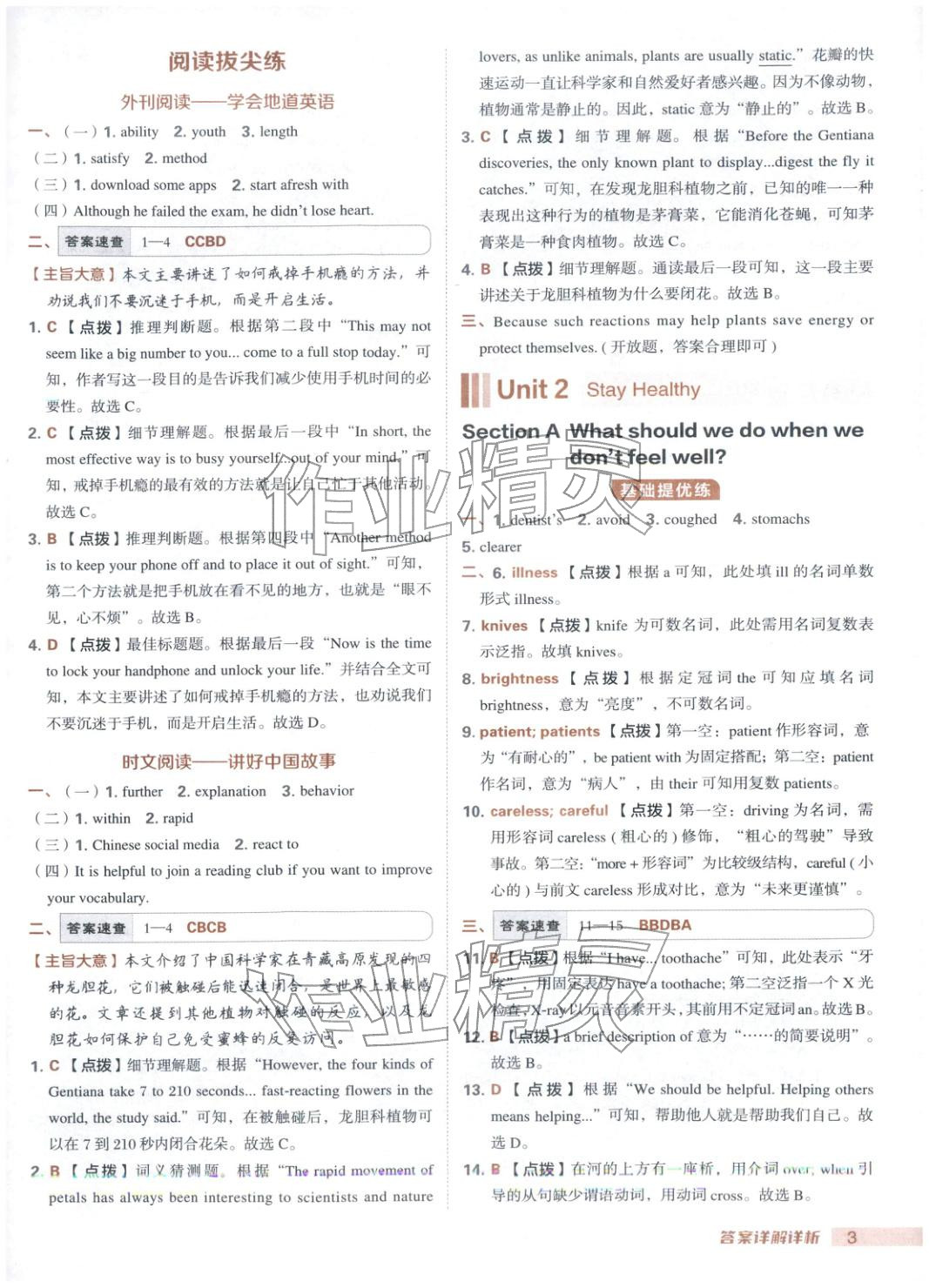 2025年综合应用创新题典中点八年级英语下册人教版安徽专版 第3页