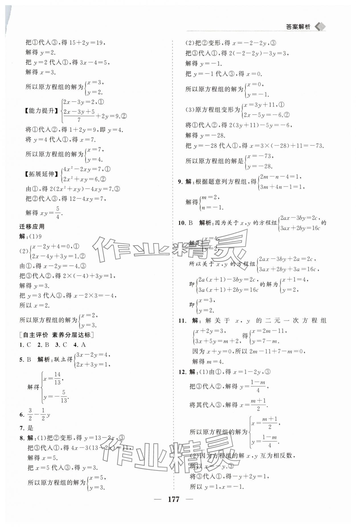 2025年新課程同步練習冊七年級數學下冊華師大版 第13頁