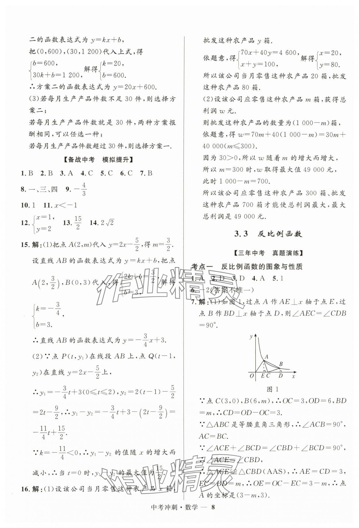 2024年奪冠百分百中考沖刺數(shù)學(xué)福建專版 第8頁(yè)