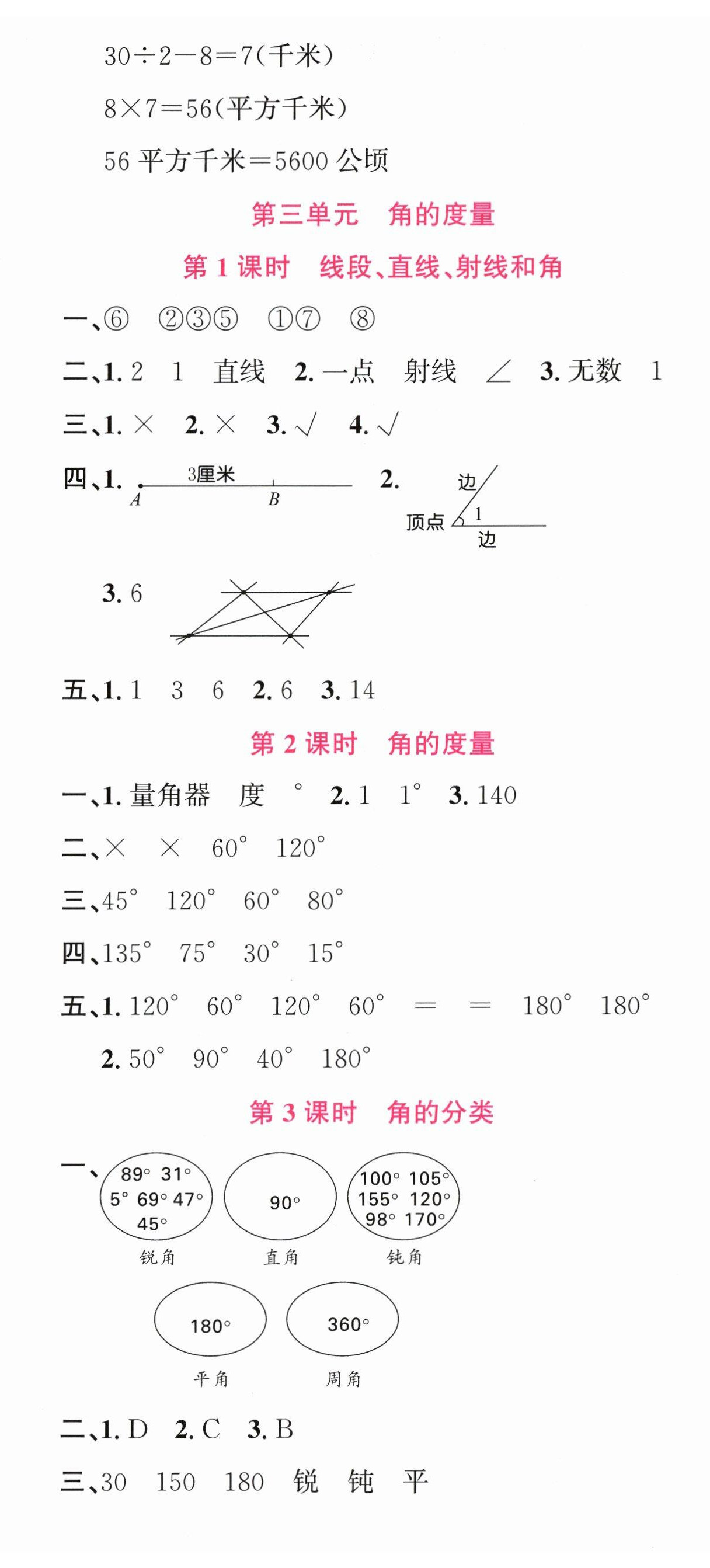 2025年名校課堂四年級數學上冊人教版安徽專版 第8頁