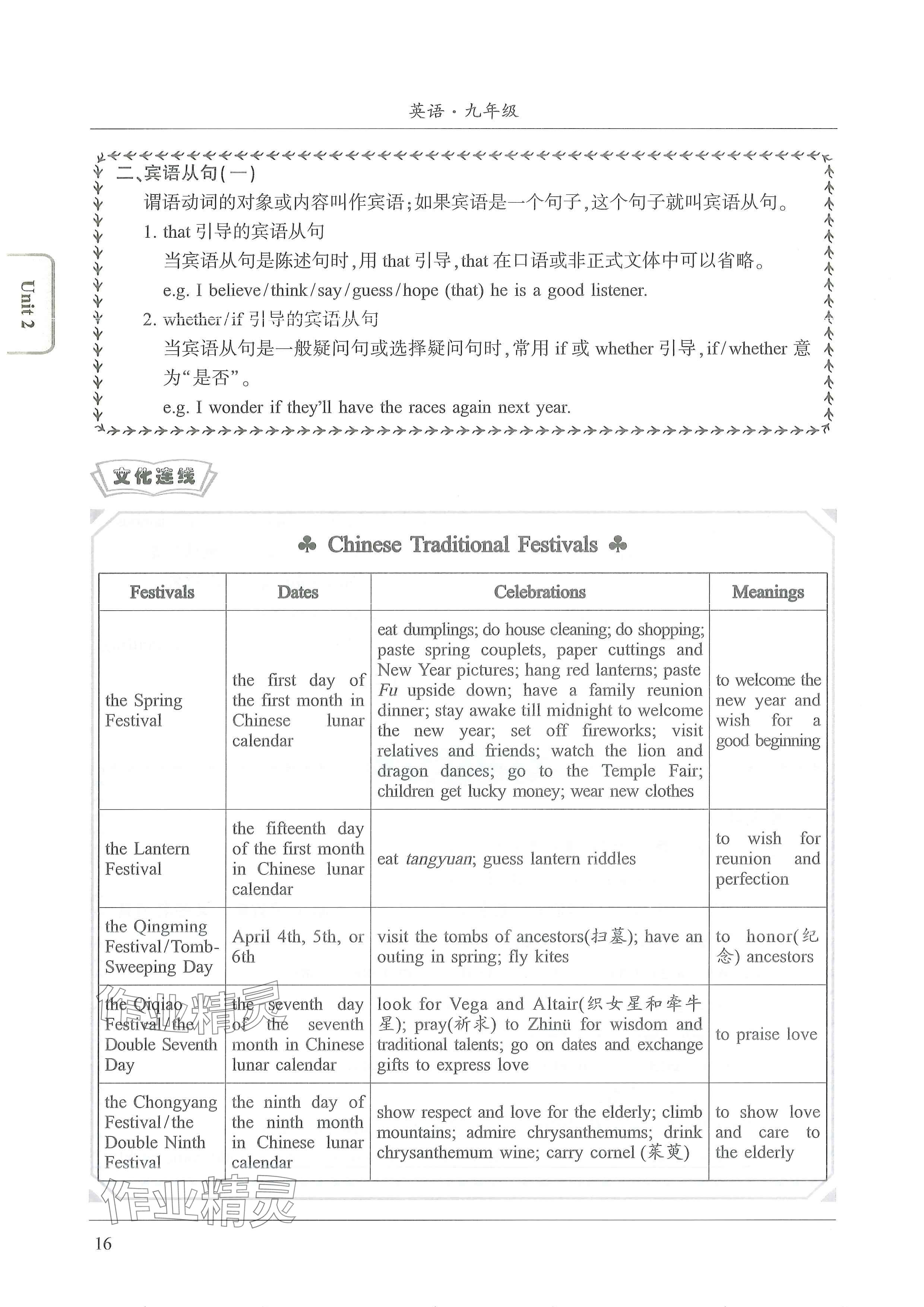 2024年新视界初中英语九年级英语上册人教版 参考答案第17页