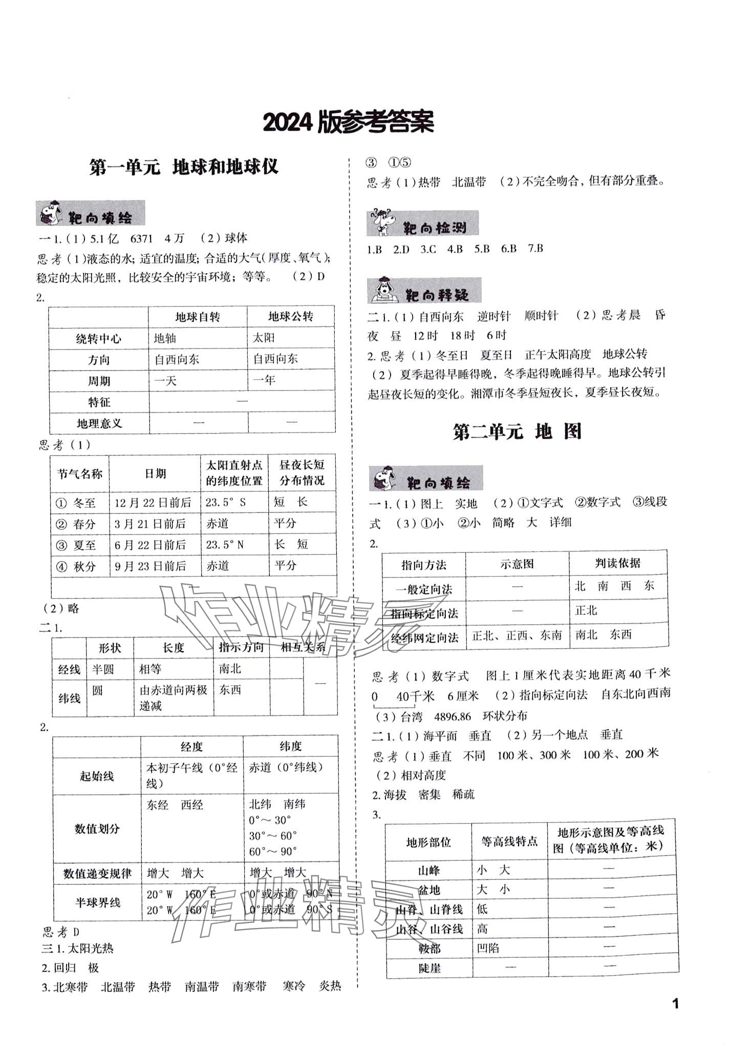2024年靶向中考地理中考湖南专版 第1页