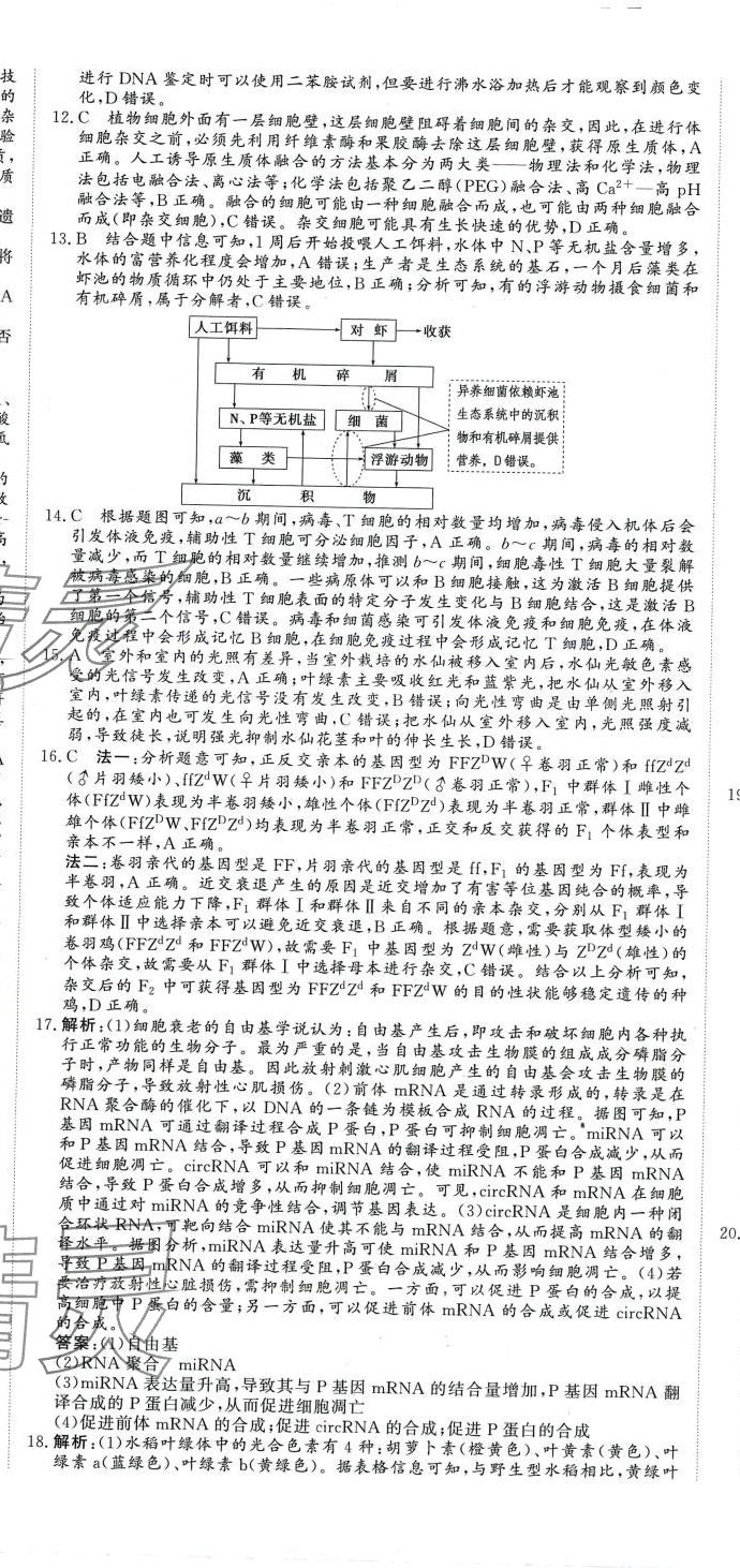 2024年高考必刷題高中生物通用版 第8頁