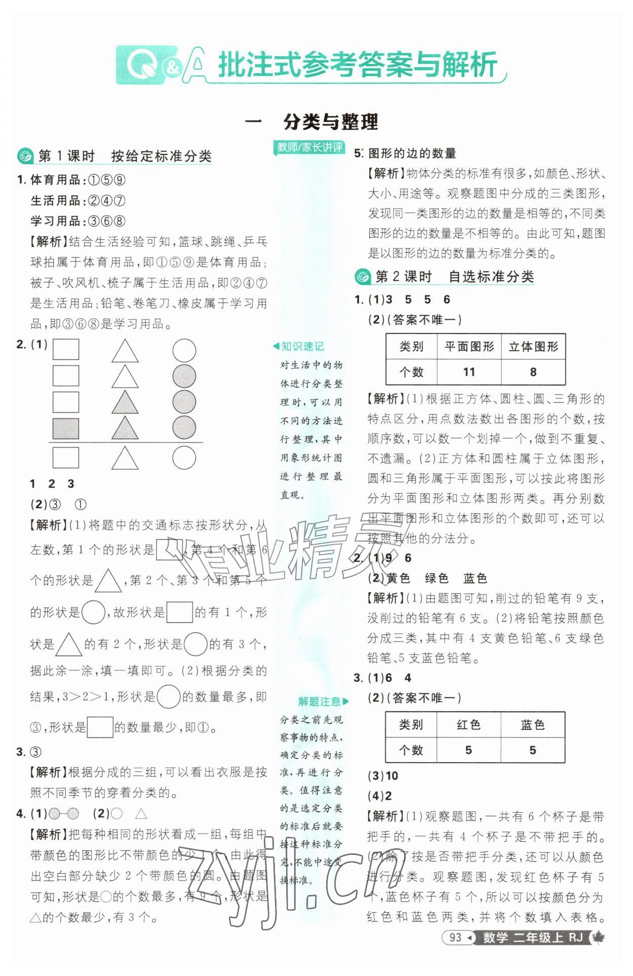 2026年小学必刷题二年级数学上册人教版&nbsp;第1页