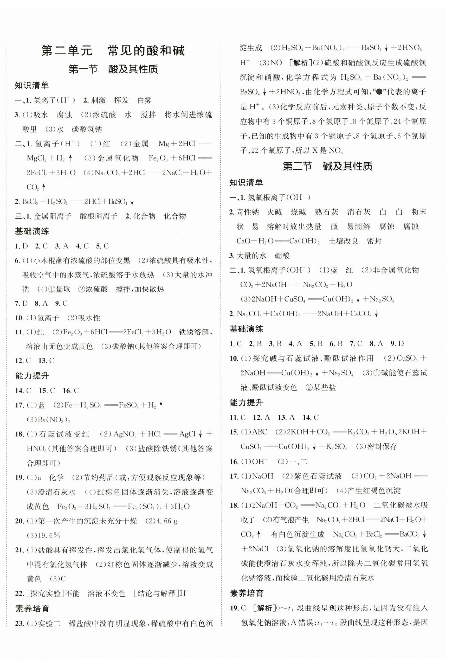 2025年同行学案九年级化学全一册鲁教版五四制 第4页