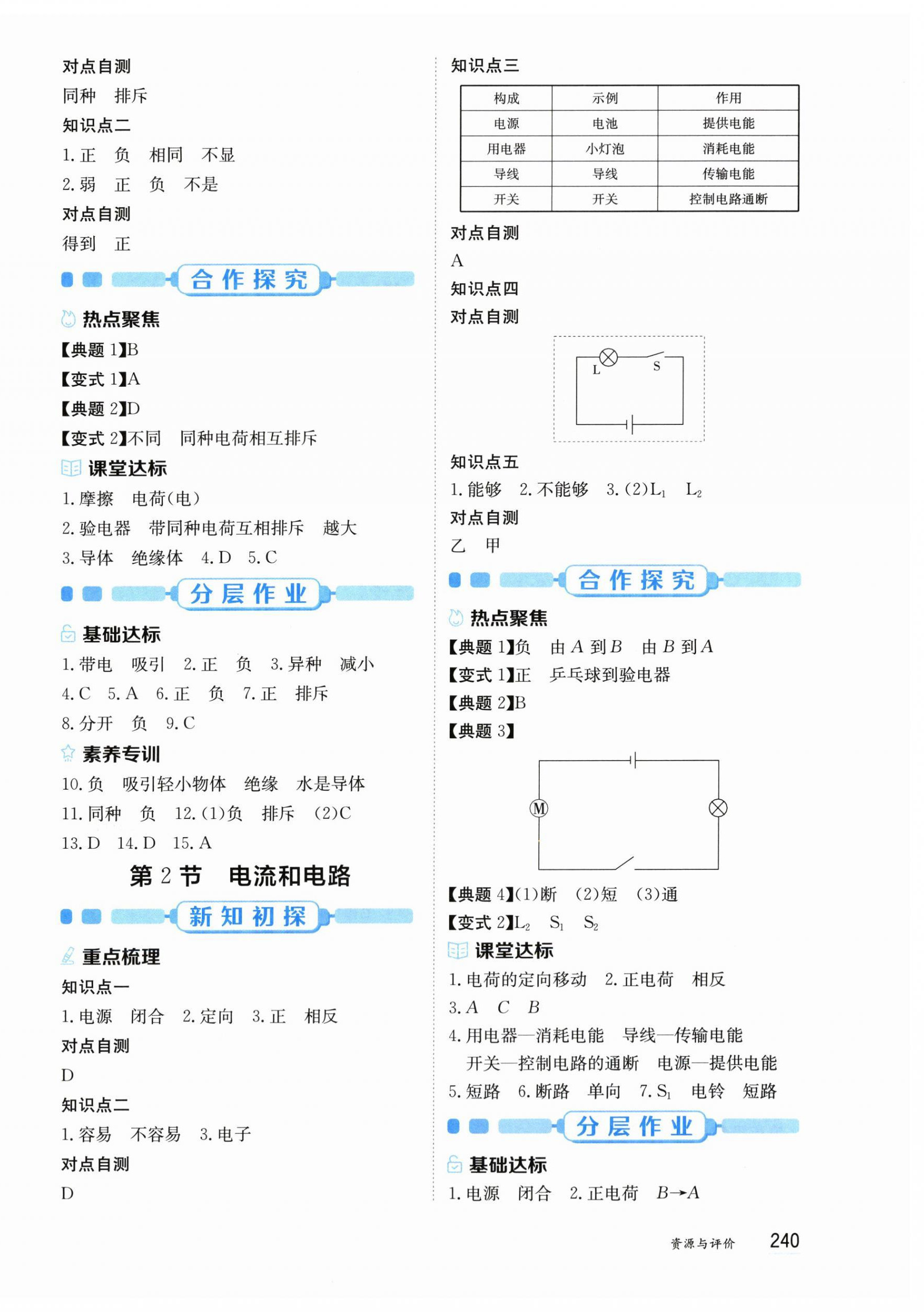 2025年资源与评价黑龙江教育出版社九年级物理全一册人教版 第6页