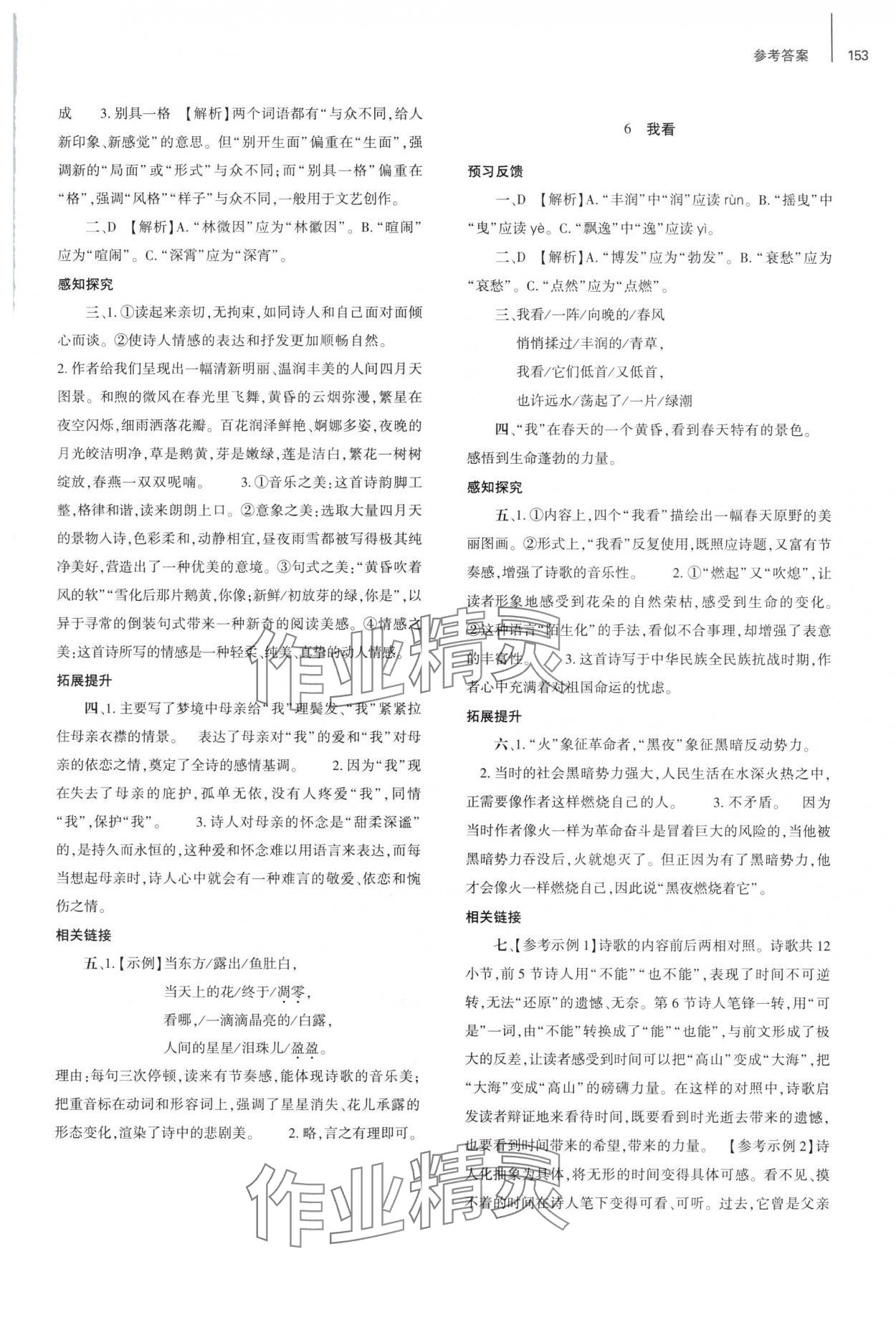 2025年同步練習(xí)冊(cè)大象出版社九年級(jí)語文上冊(cè)人教版 第3頁(yè)