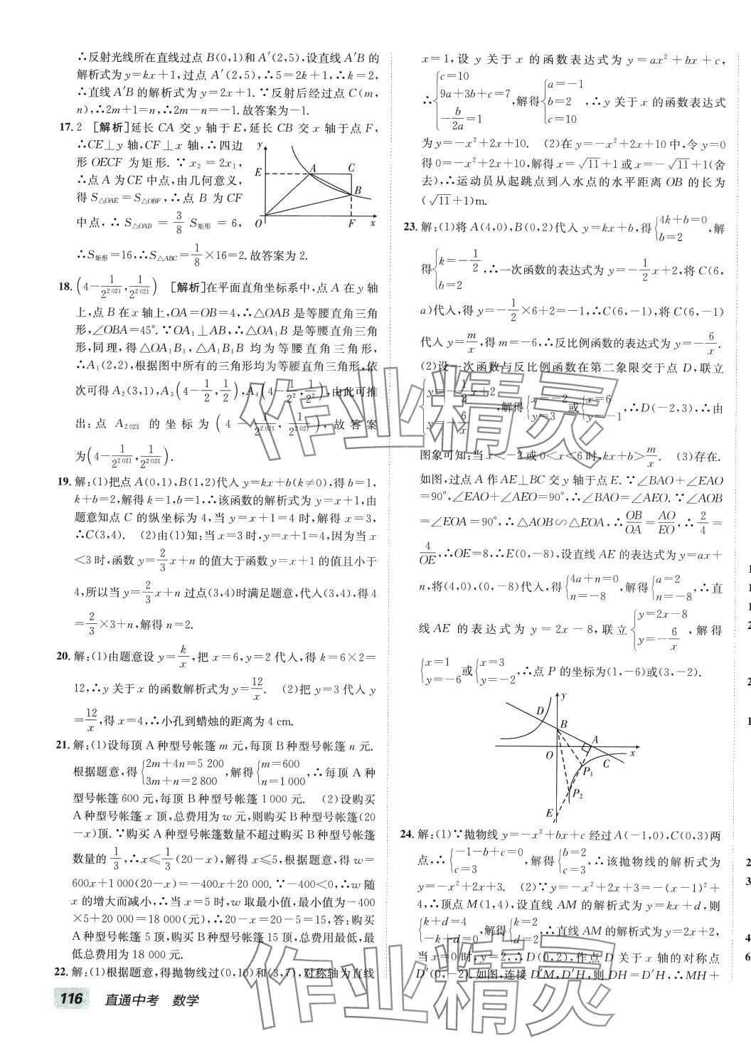 2024年神龍牛皮卷直通中考數(shù)學(xué)中考 第19頁