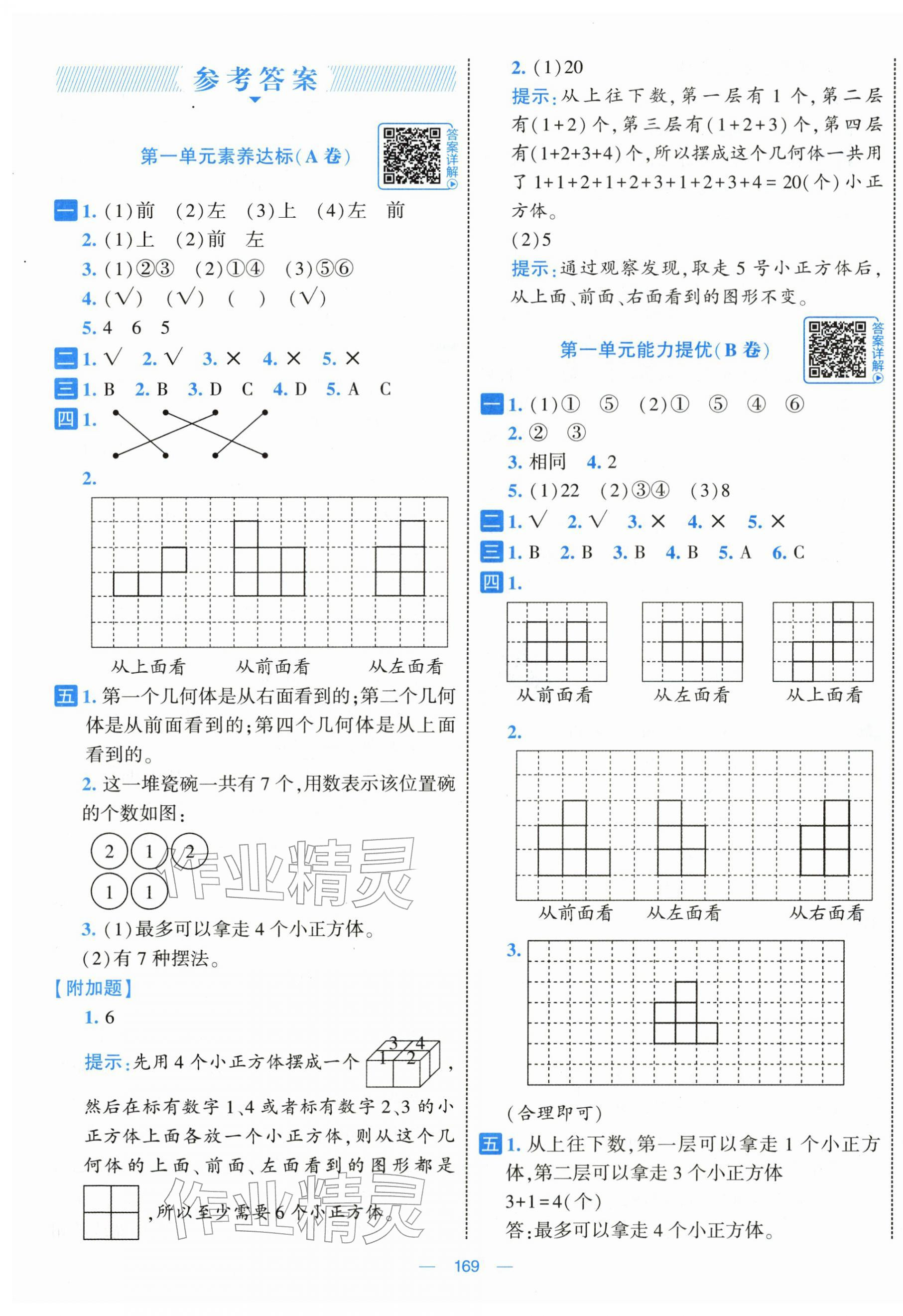 2026年学霸提优大试卷五年级数学下册人教版&nbsp;第1页