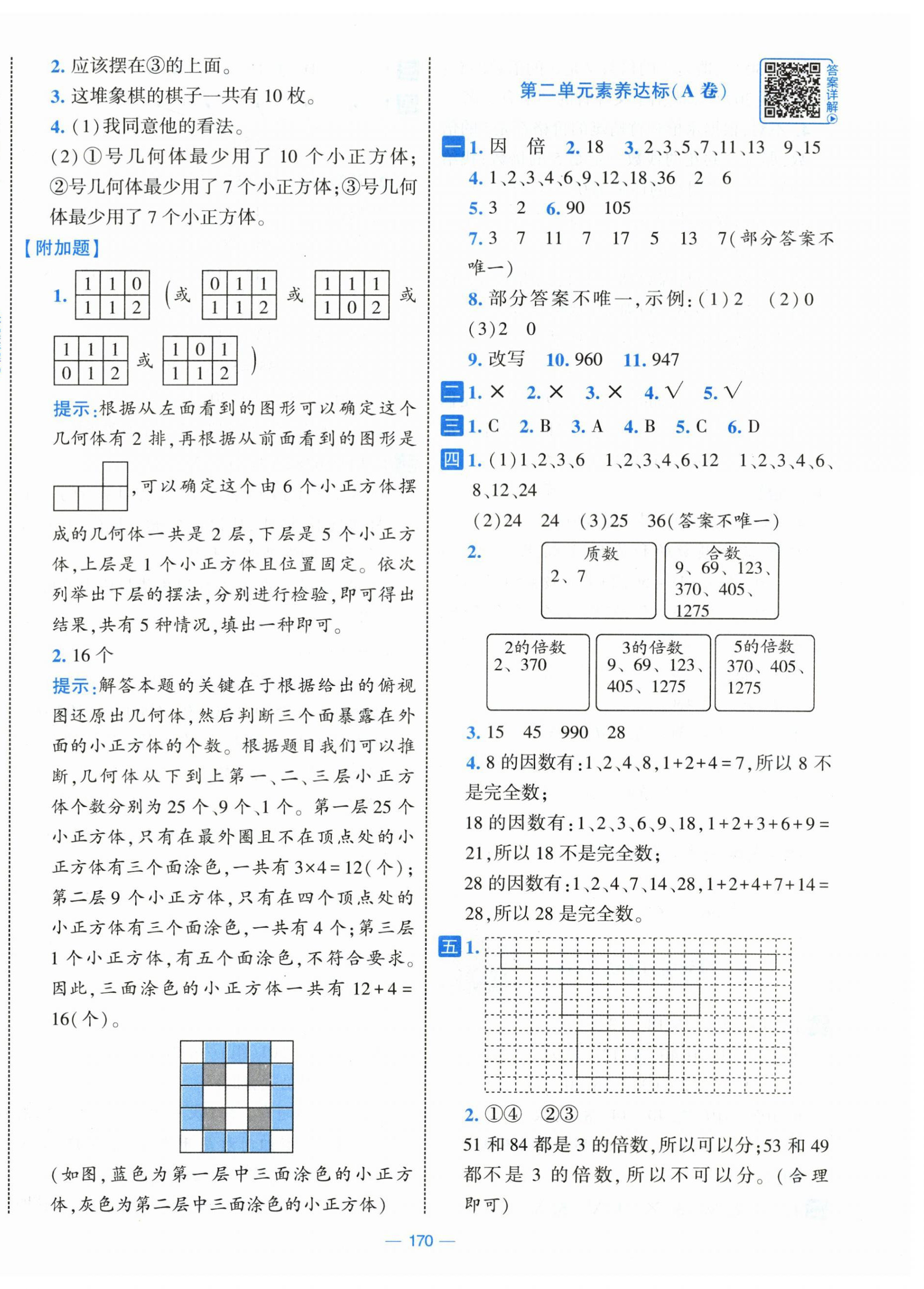 2026年学霸提优大试卷五年级数学下册人教版&nbsp;第2页