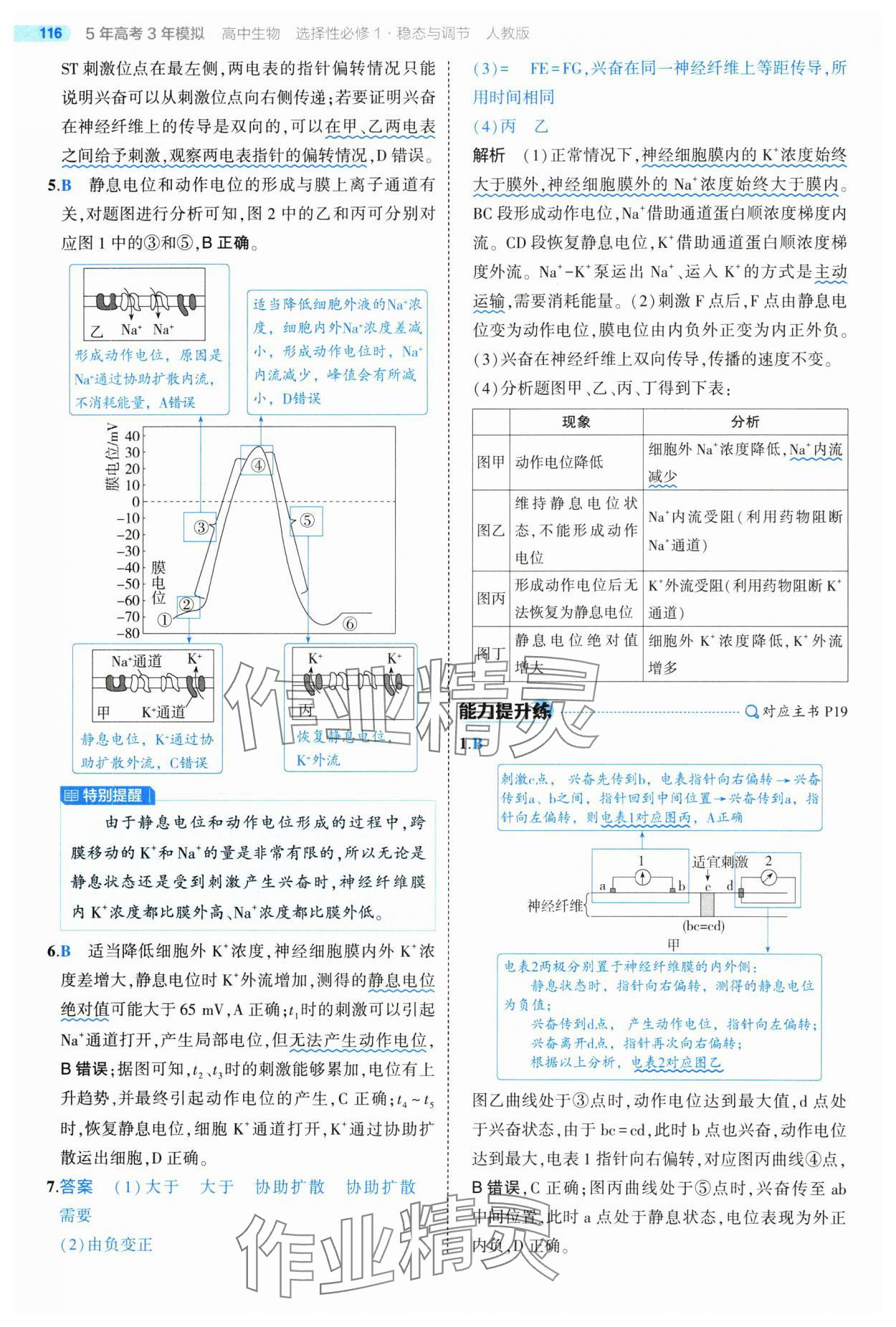 2025年5年高考3年模擬高中生物選擇性必修1人教版 第14頁