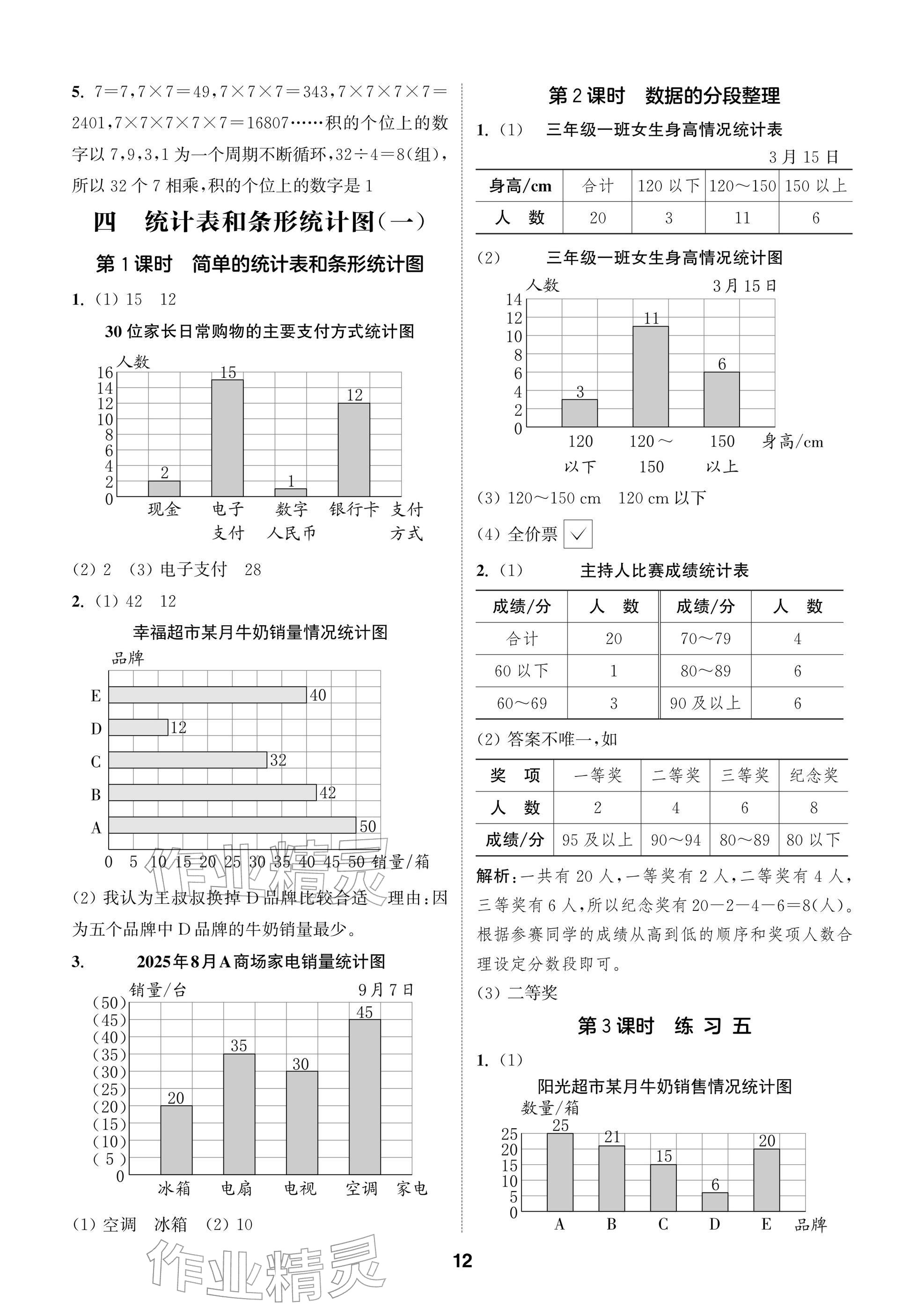 2026年通城学典阅读与闯关三年级数学下册苏教版&nbsp;参考答案第12页