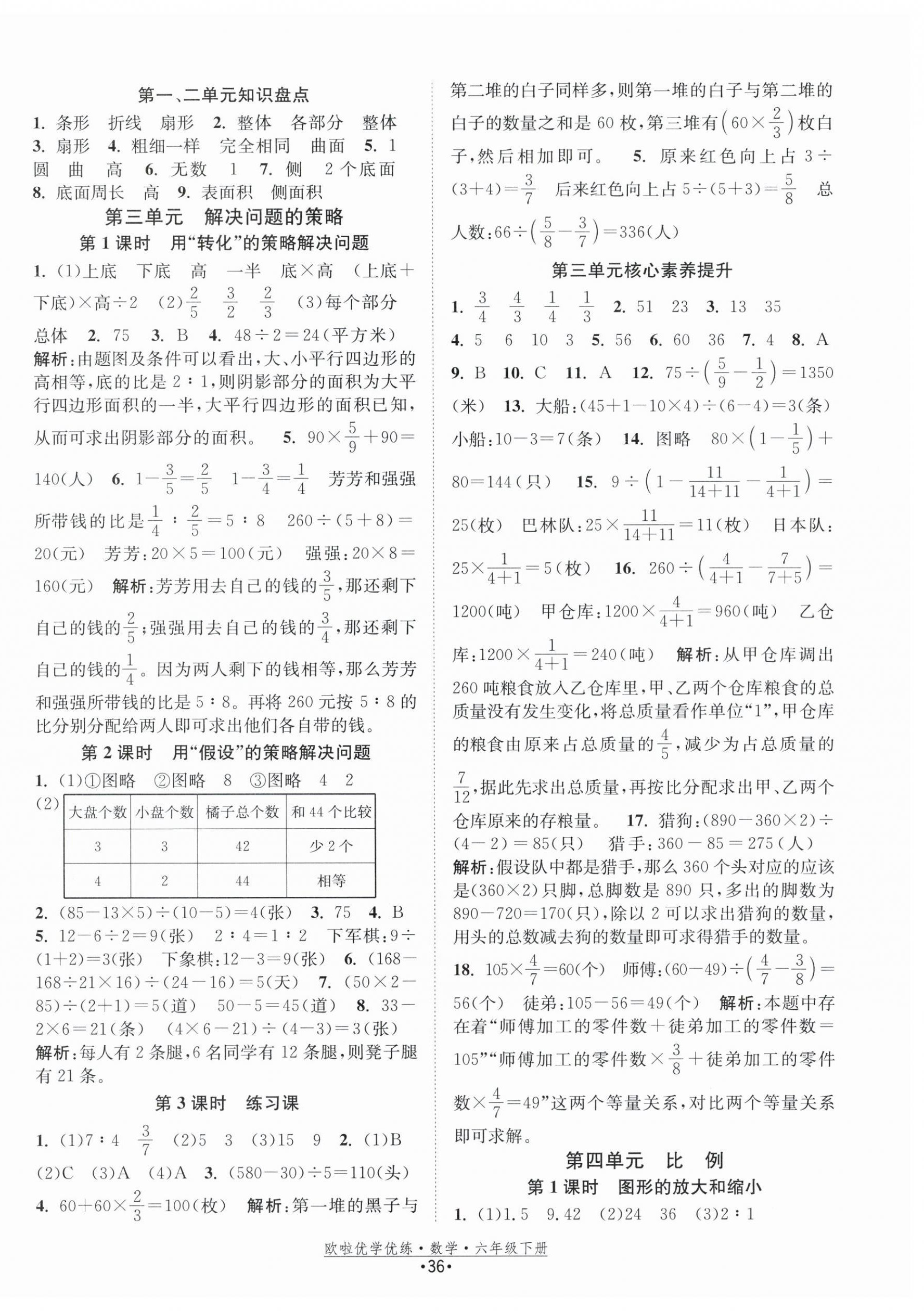 2024年歐啦優(yōu)學(xué)優(yōu)練六年級(jí)數(shù)學(xué)下冊(cè)蘇教版 第4頁(yè)