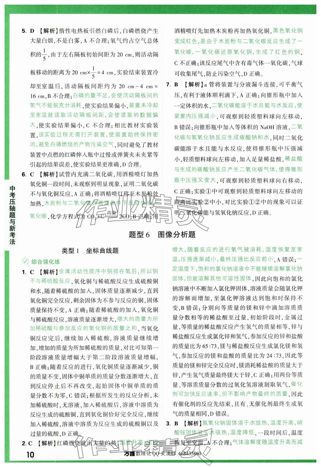 2024年萬唯中考壓軸題化學 第10頁