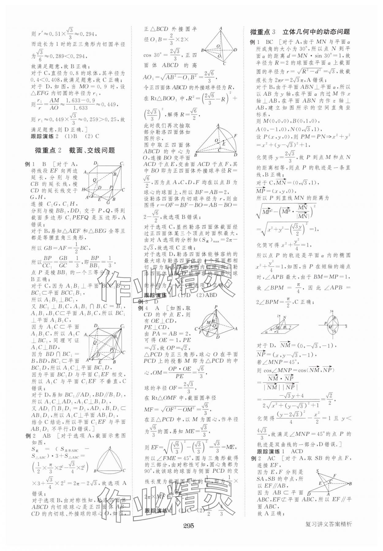 2025年步步高大二輪專題復(fù)習(xí)高中數(shù)學(xué) 參考答案第24頁