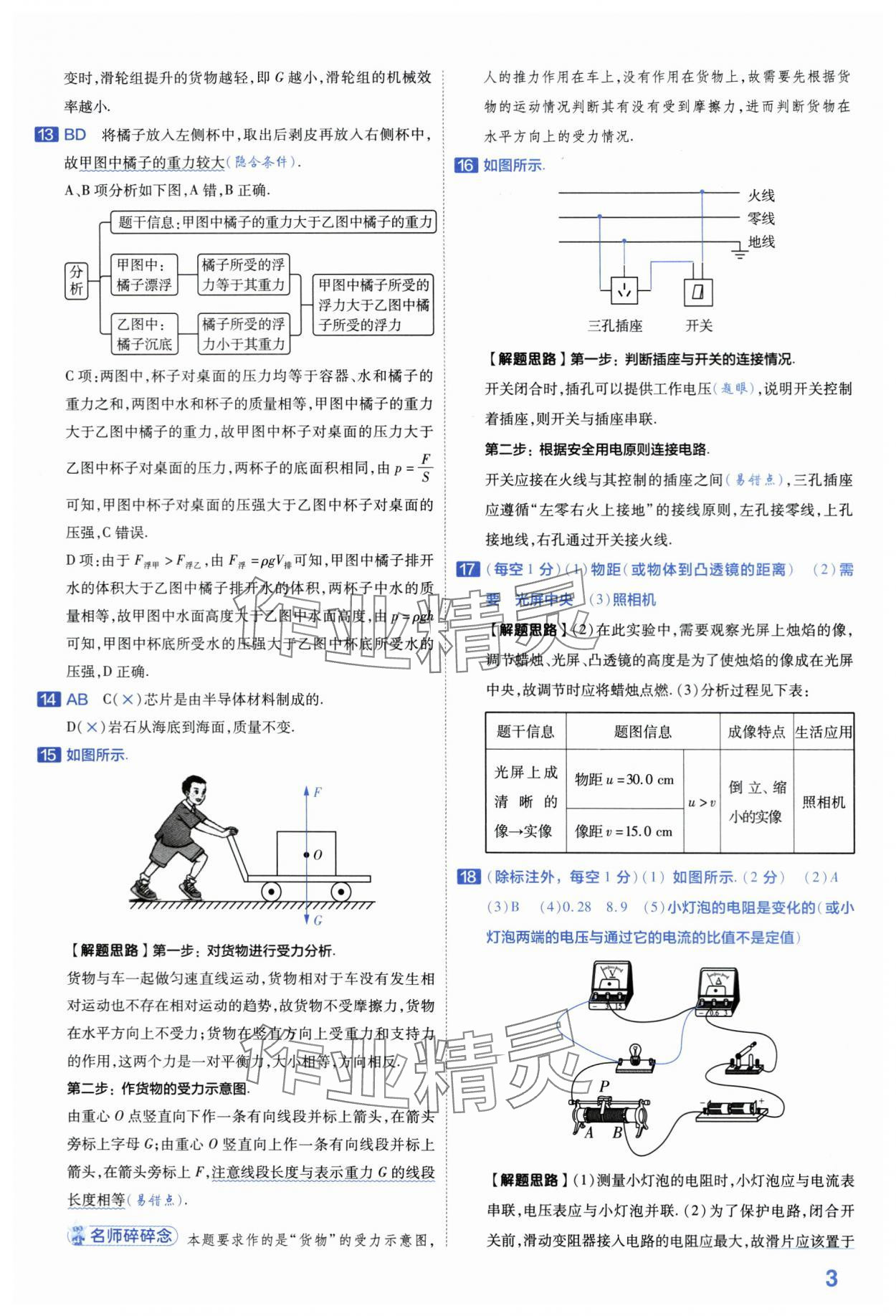 2024年金考卷45套匯編物理河南專版 第3頁