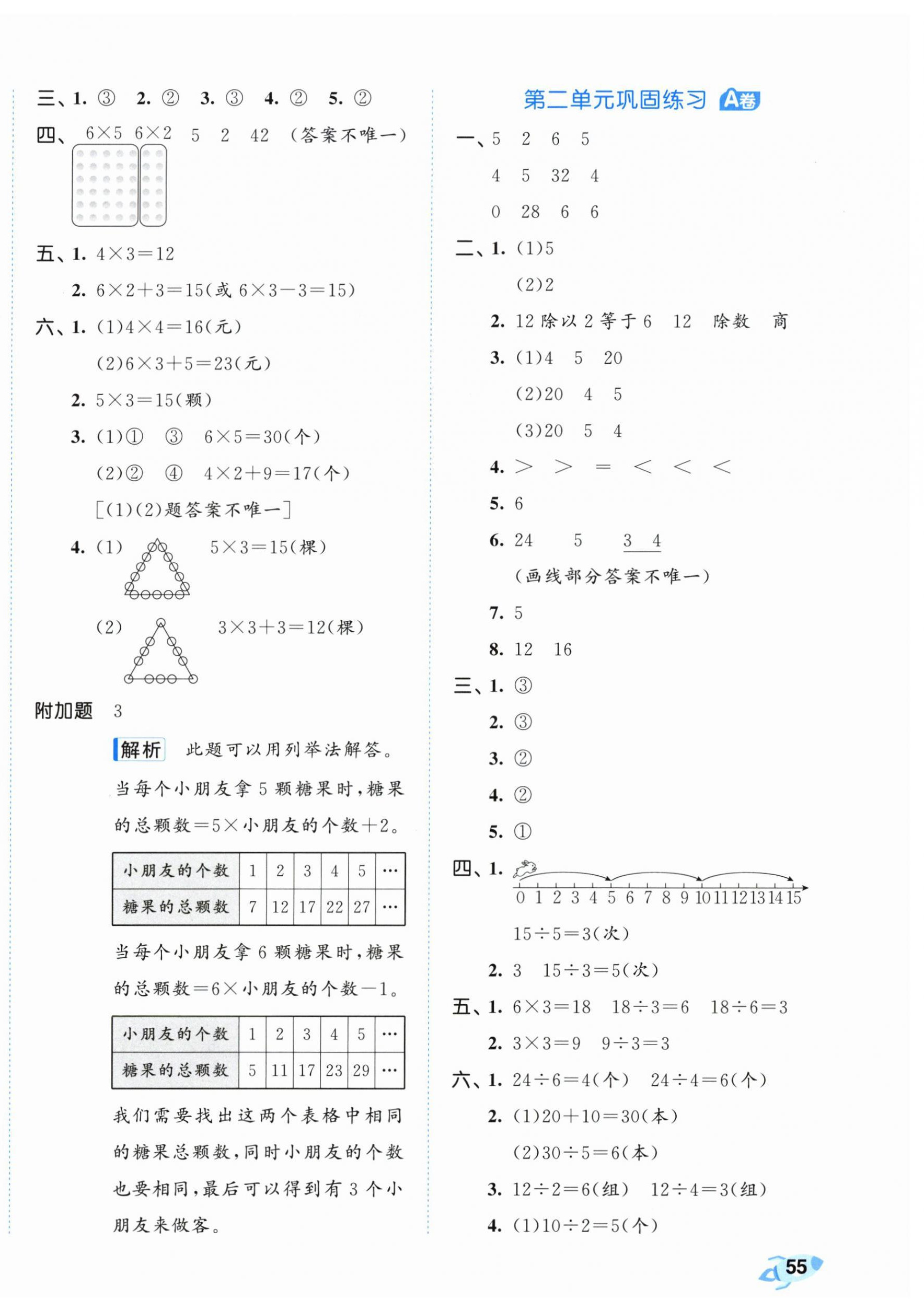 2026年53全优卷二年级数学上册苏教版&nbsp;第2页