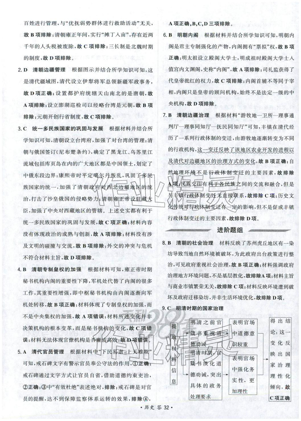 2026年考点测试卷历史 第32页