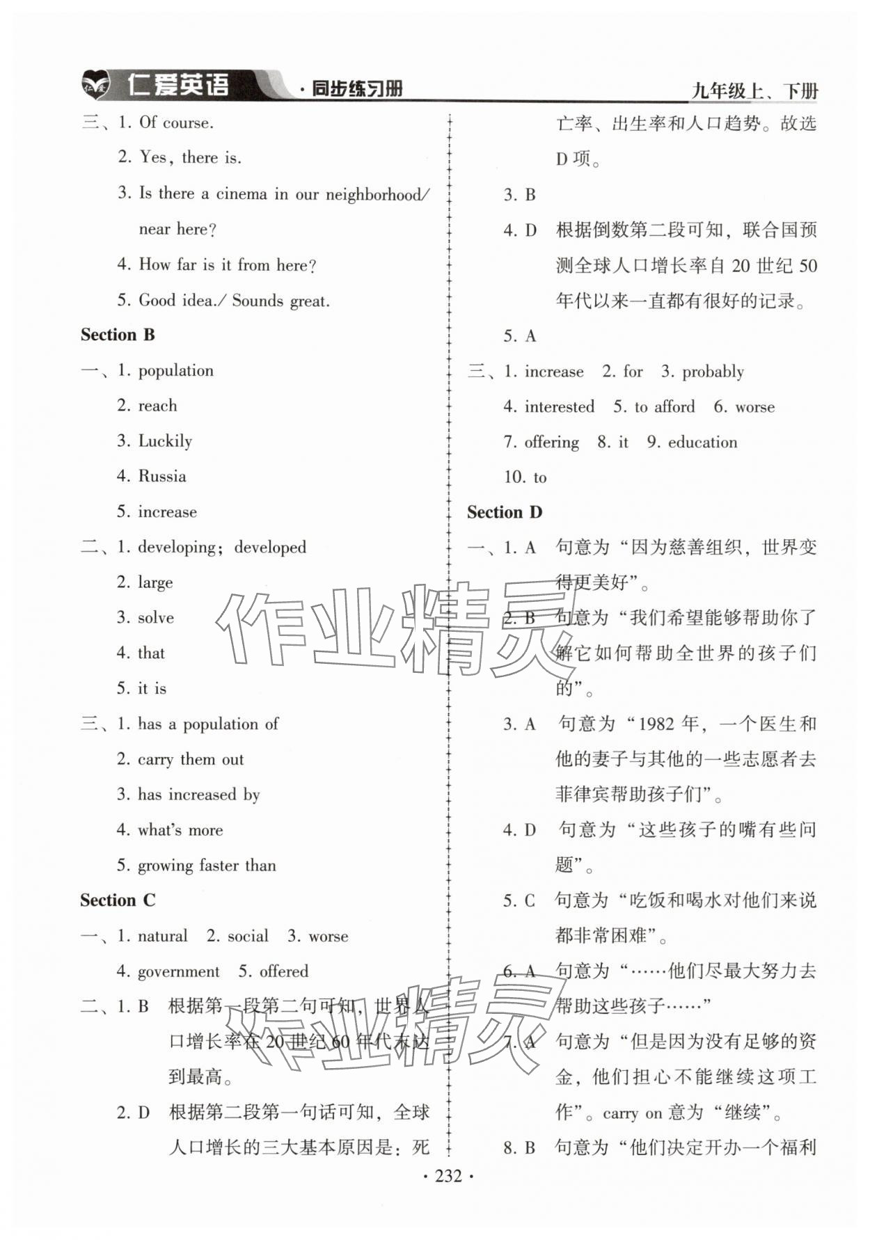 2025年仁爱英语同步练习册九年级全一册仁爱版湖北专版 第4页