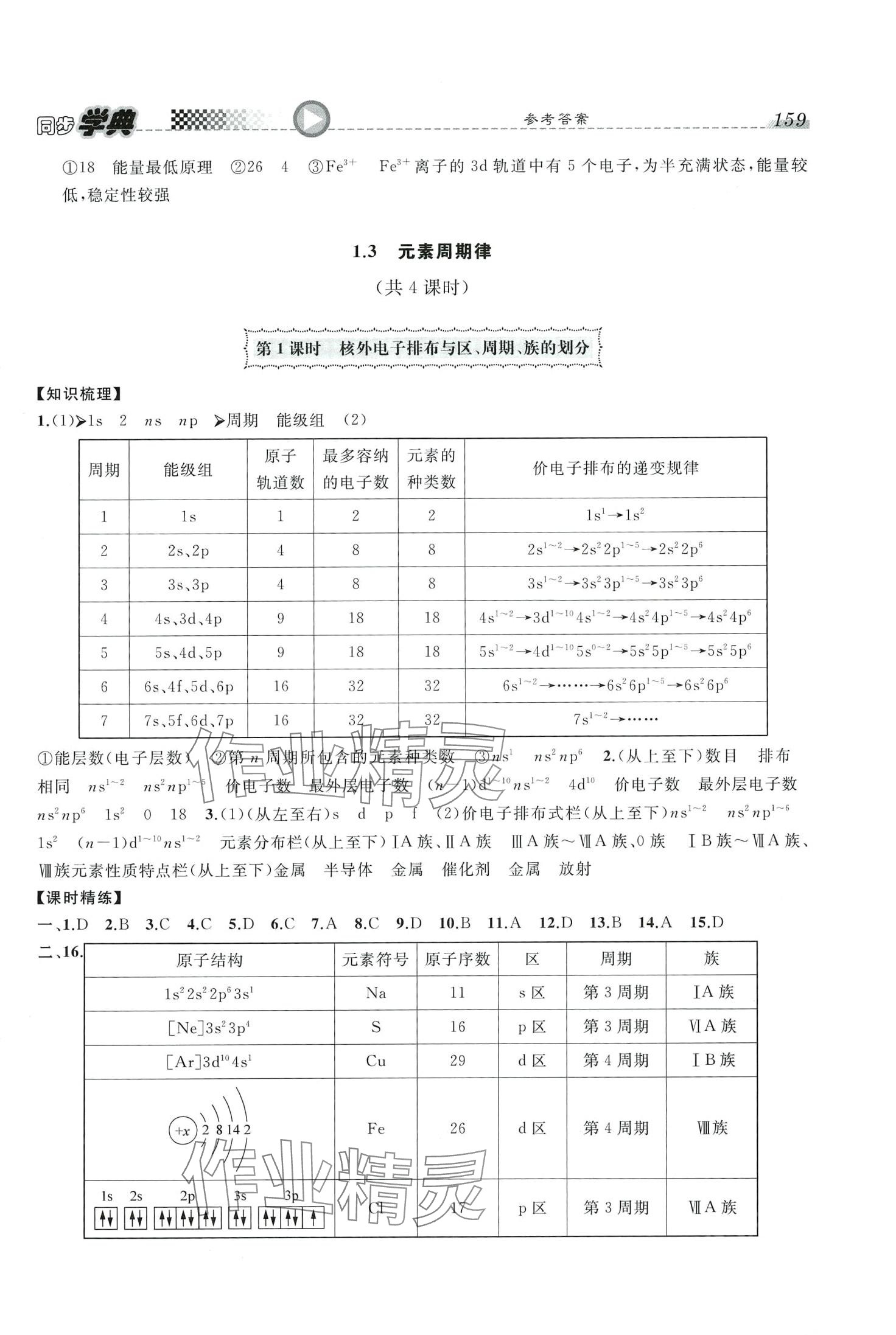 2024年惠宇文化同步學(xué)典（物質(zhì)結(jié)構(gòu)與性質(zhì)）高中化學(xué)選擇性必修2 第3頁(yè)