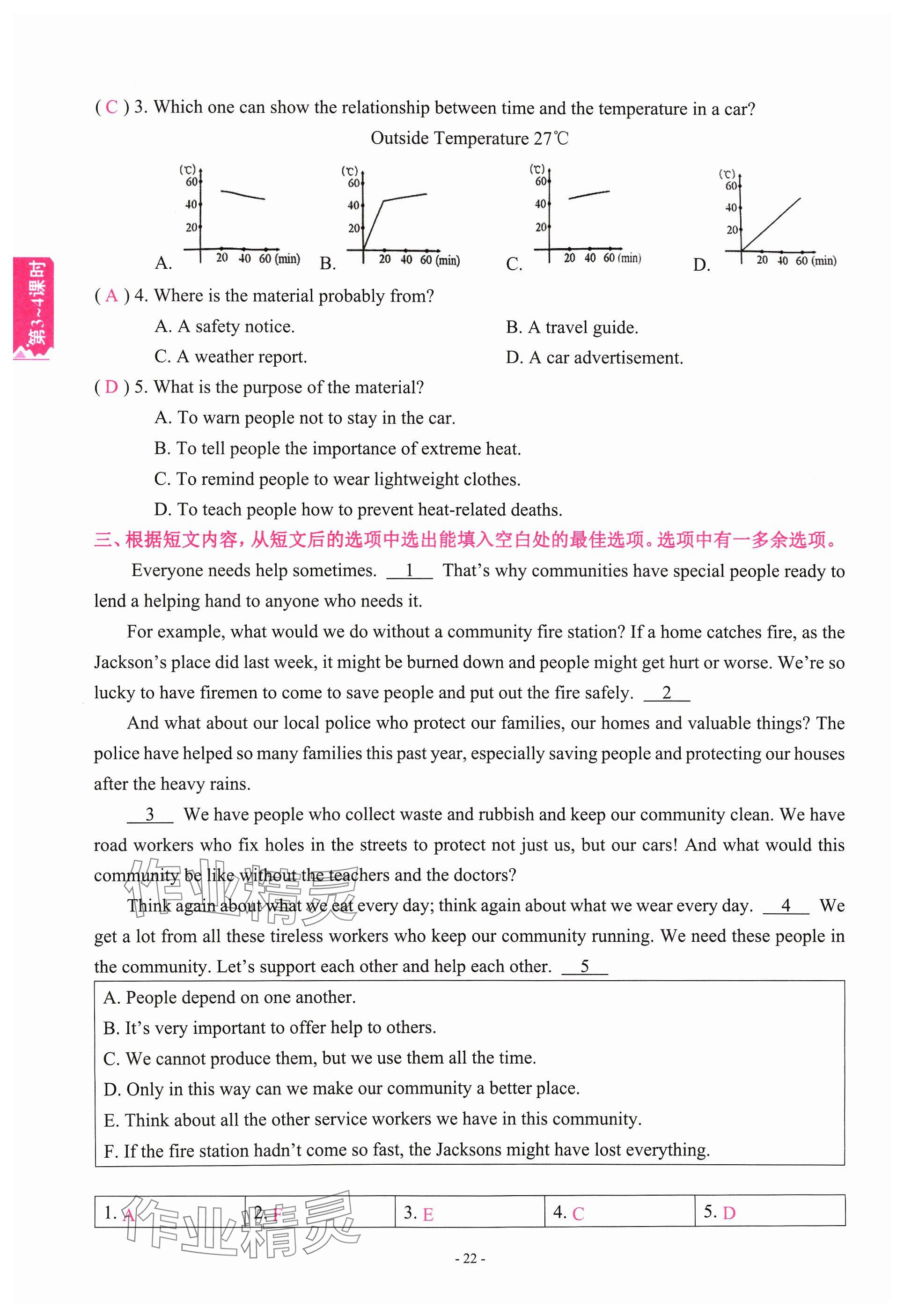 2024年學程先鋒中考總復習英語 參考答案第19頁