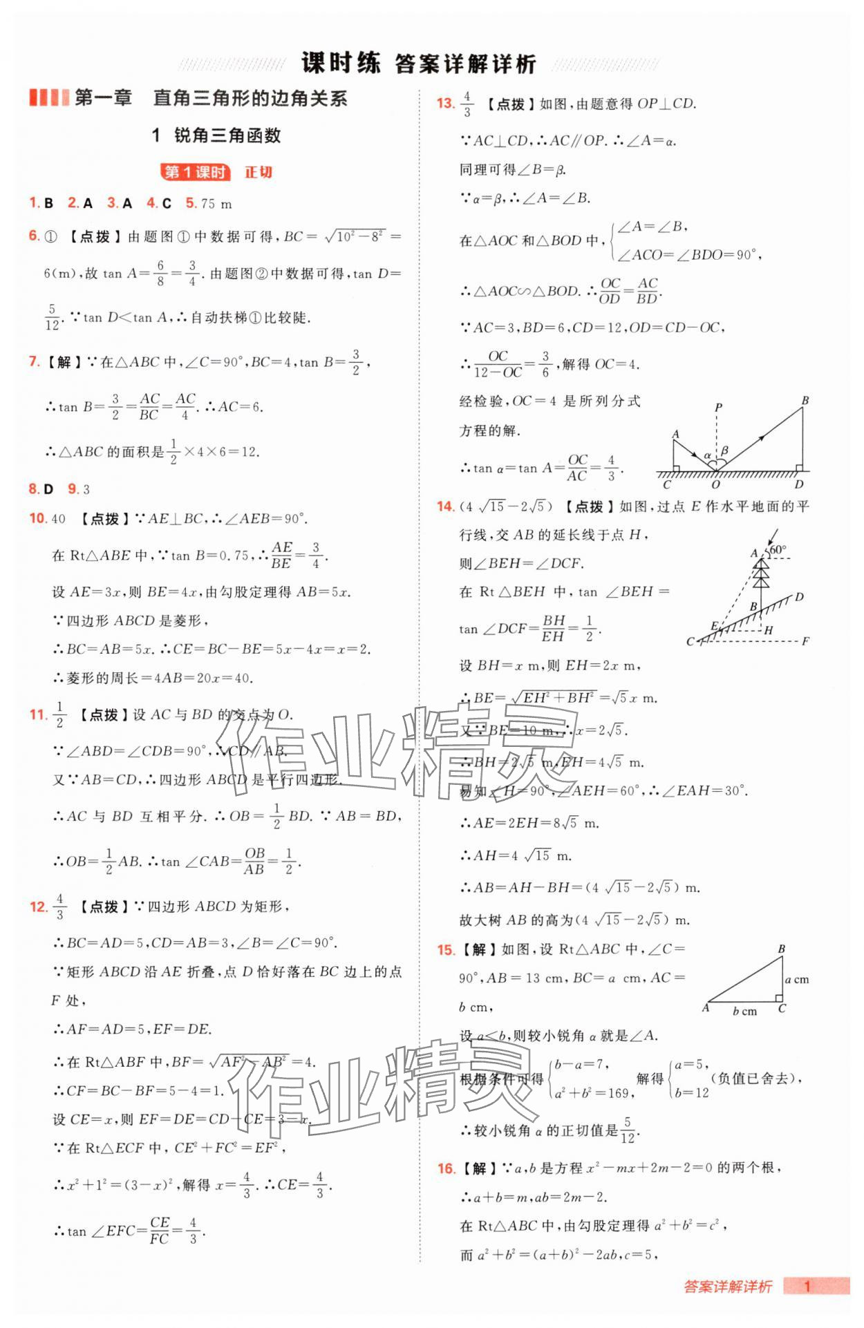 2025年綜合應用創(chuàng)新題典中點九年級數(shù)學下冊北師大版 第1頁