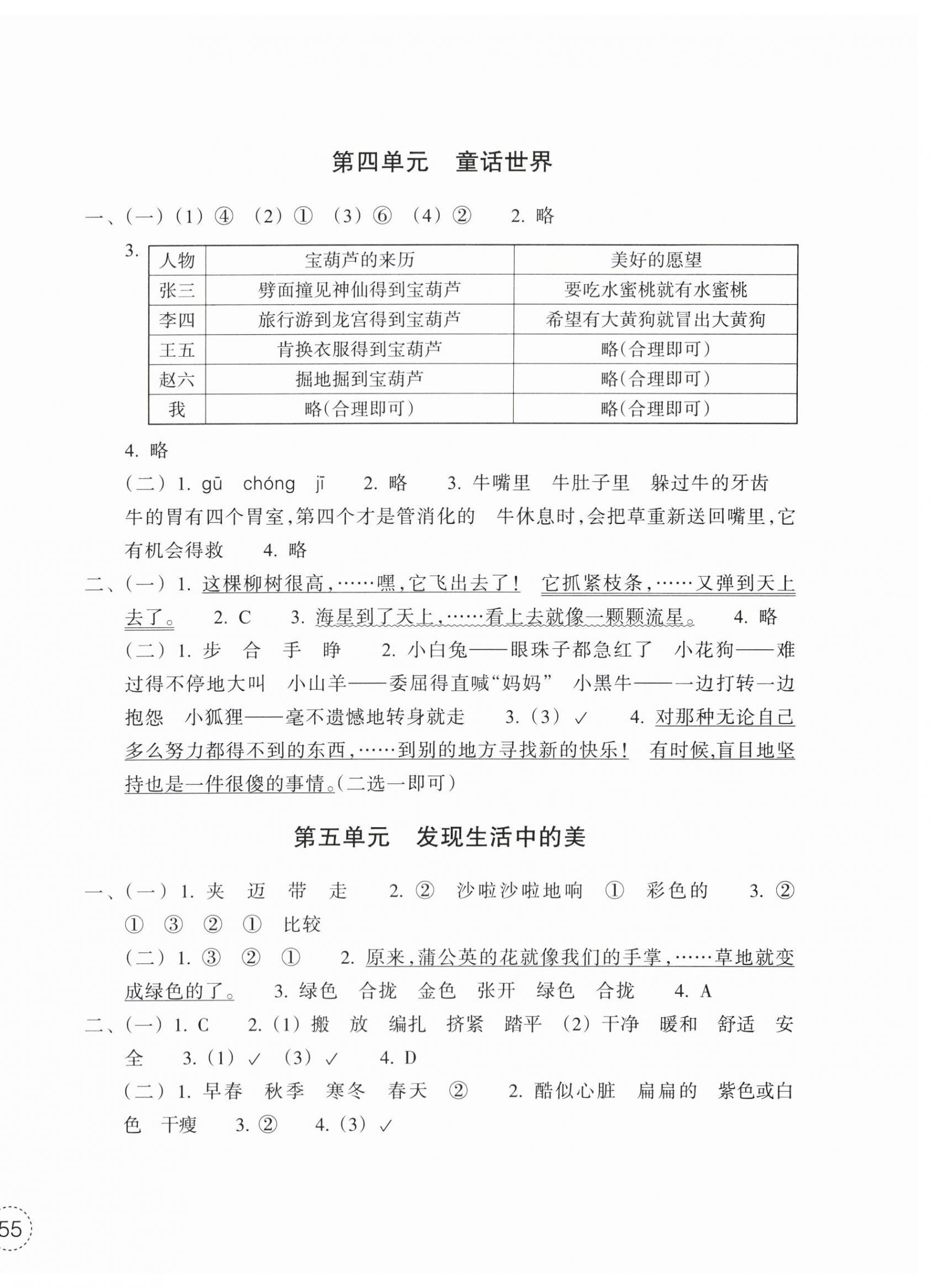 2025年单元学习指导与练习三年级语文上册人教版 第2页