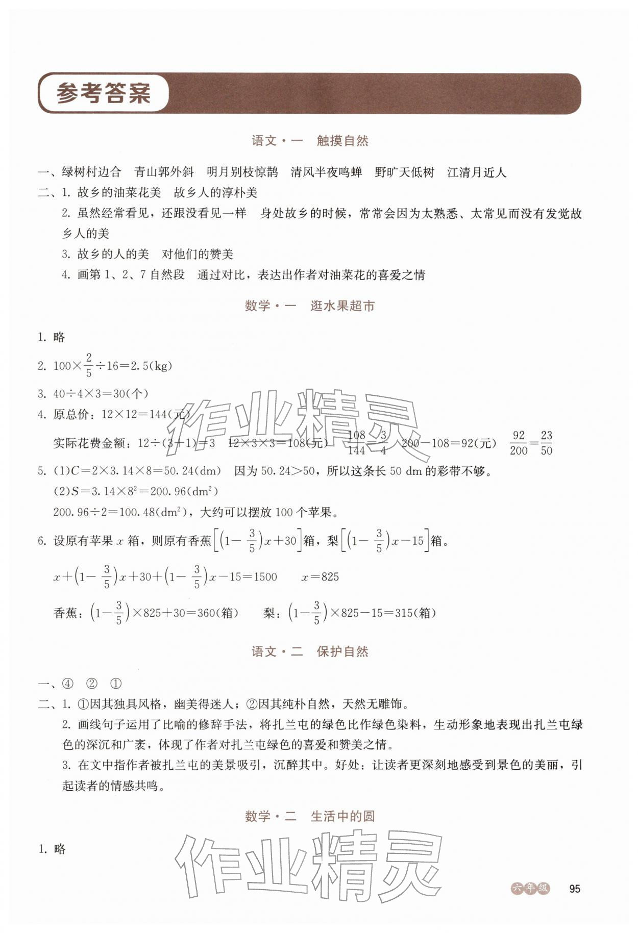 2026年全科拓展训练冬令营六年级综合&nbsp;第1页