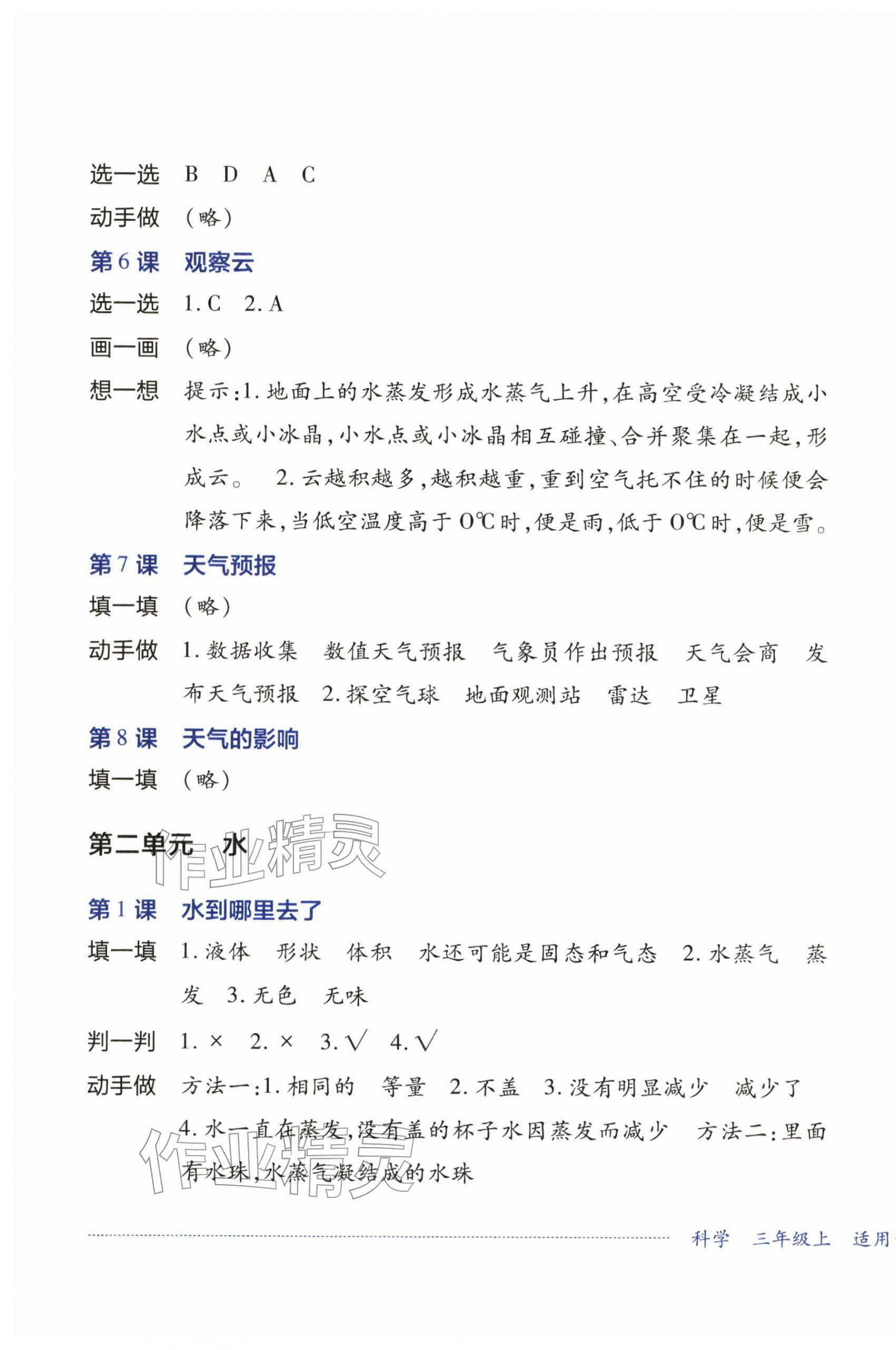 2025年学习实践园地三年级科学上册教科版 第3页