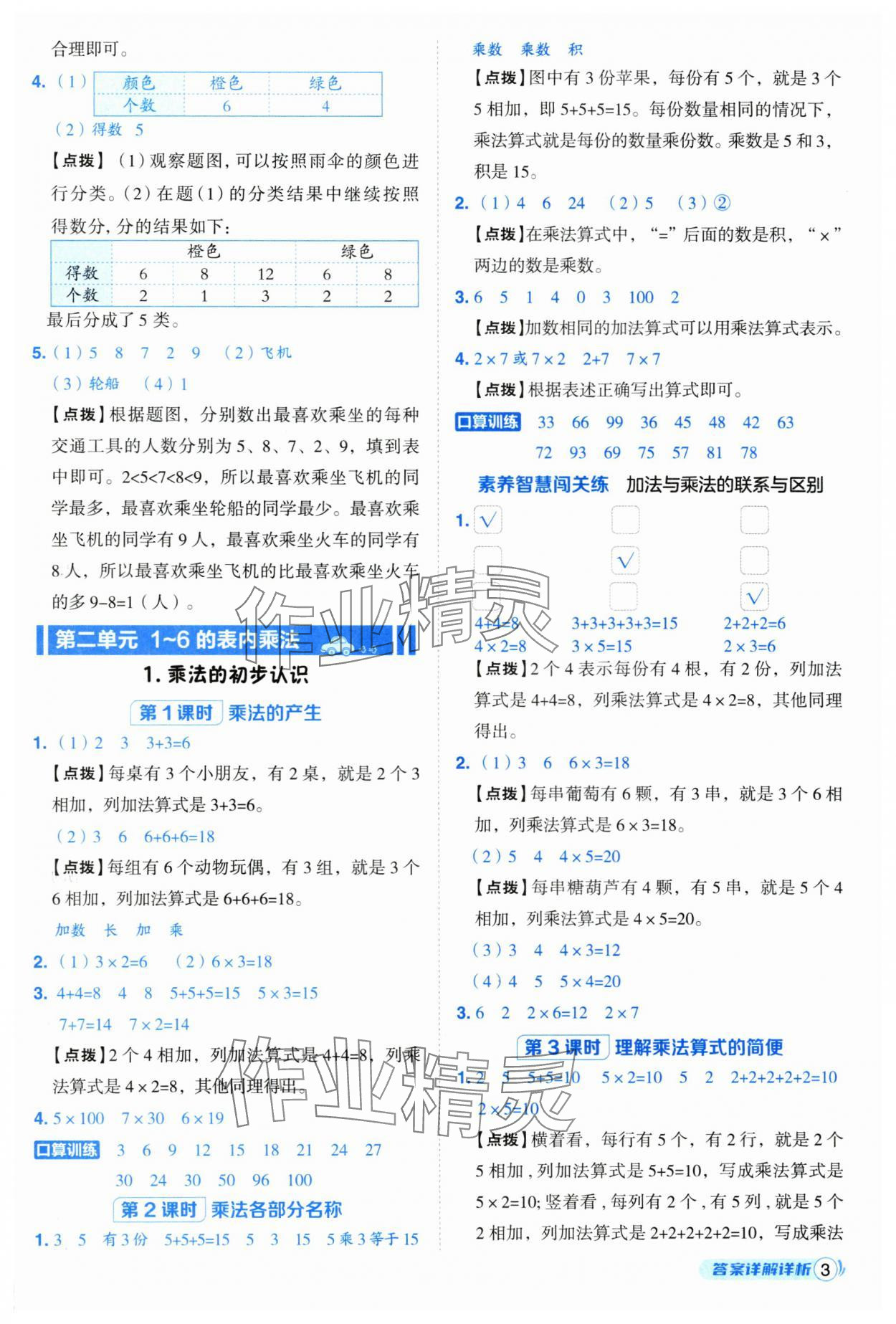 2025年綜合應(yīng)用創(chuàng)新題典中點二年級數(shù)學(xué)上冊人教版 第3頁