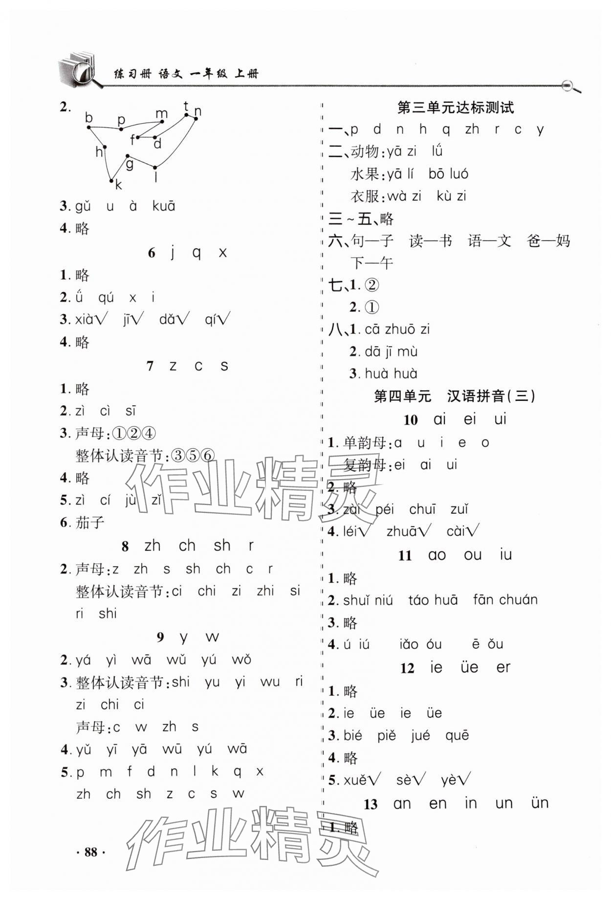 2024年練習(xí)冊(cè)山東畫報(bào)出版社一年級(jí)語文上冊(cè)人教版 第2頁