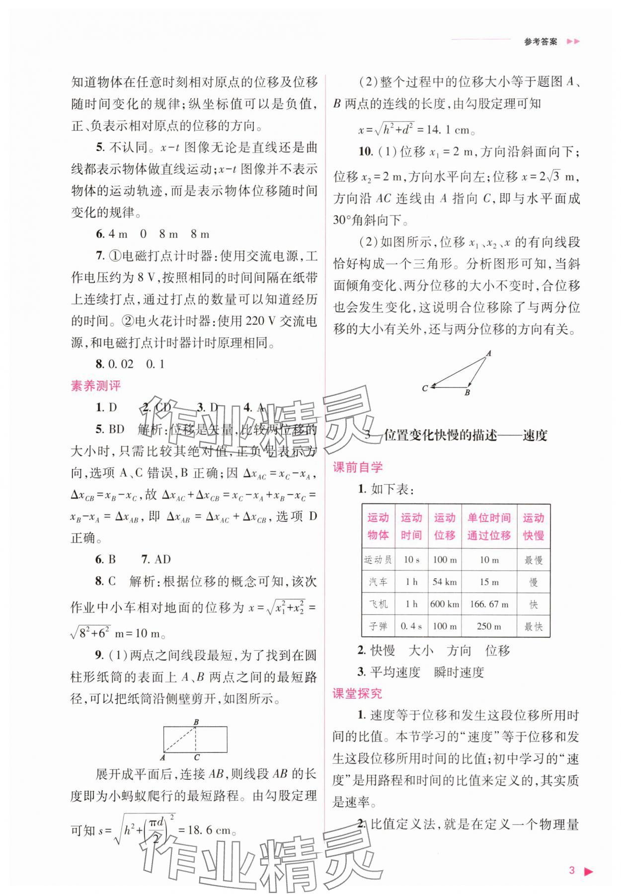 2025年普通高中新課程同步練習冊高中物理必修第一冊人教版 第3頁