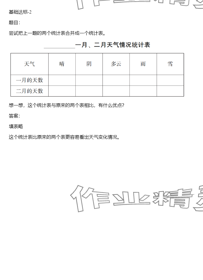 2024年同步实践评价课程基础训练三年级数学下册人教版 参考答案第109页